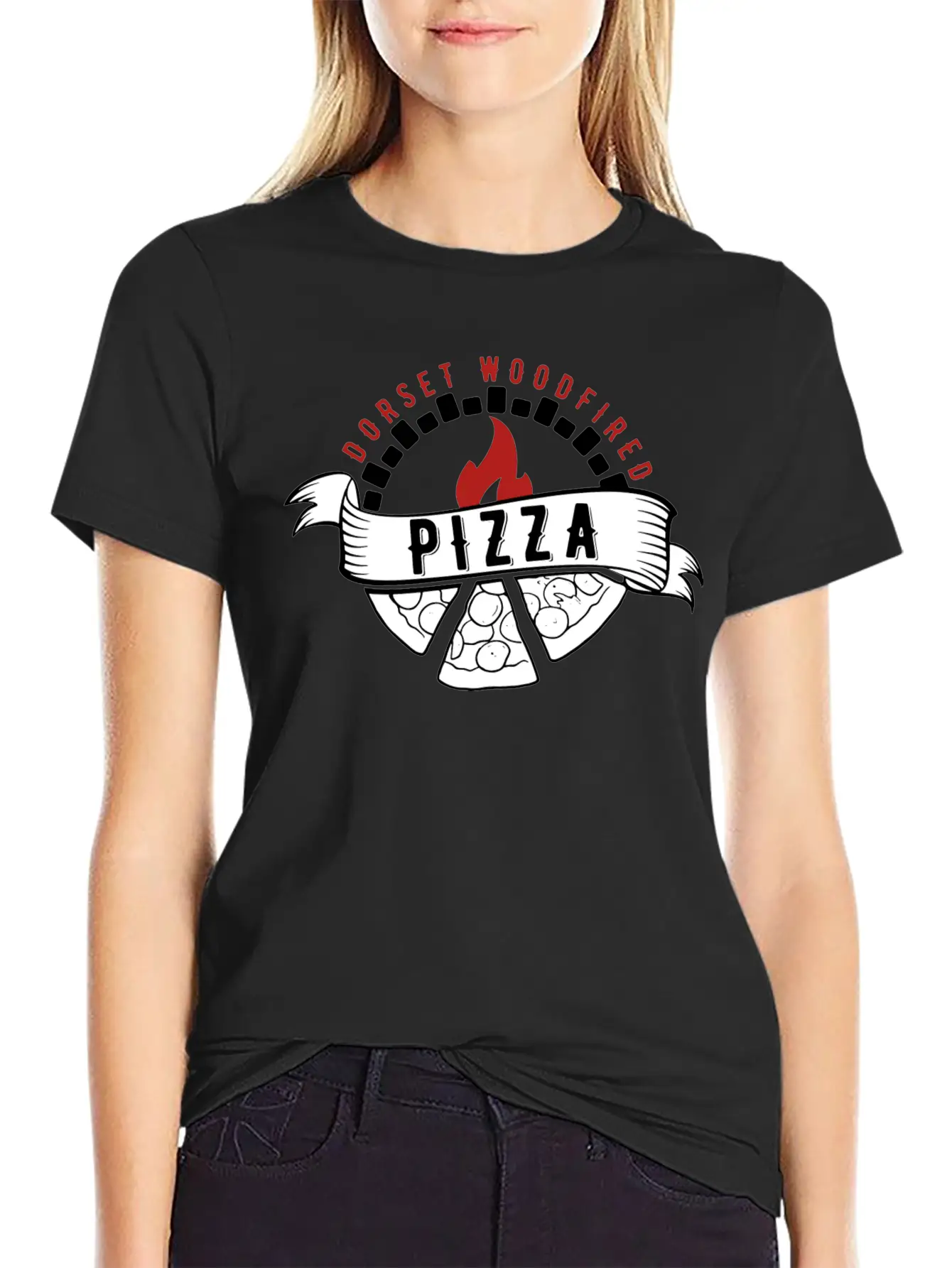 Wood Fired Pizza Breathable Soft Cotton T-Shirt – Timeless Casual Look