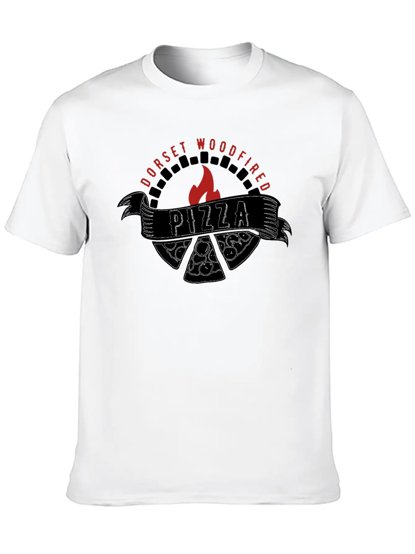 Wood Fired Pizza Breathable Soft Cotton T-Shirt – Timeless Casual Look