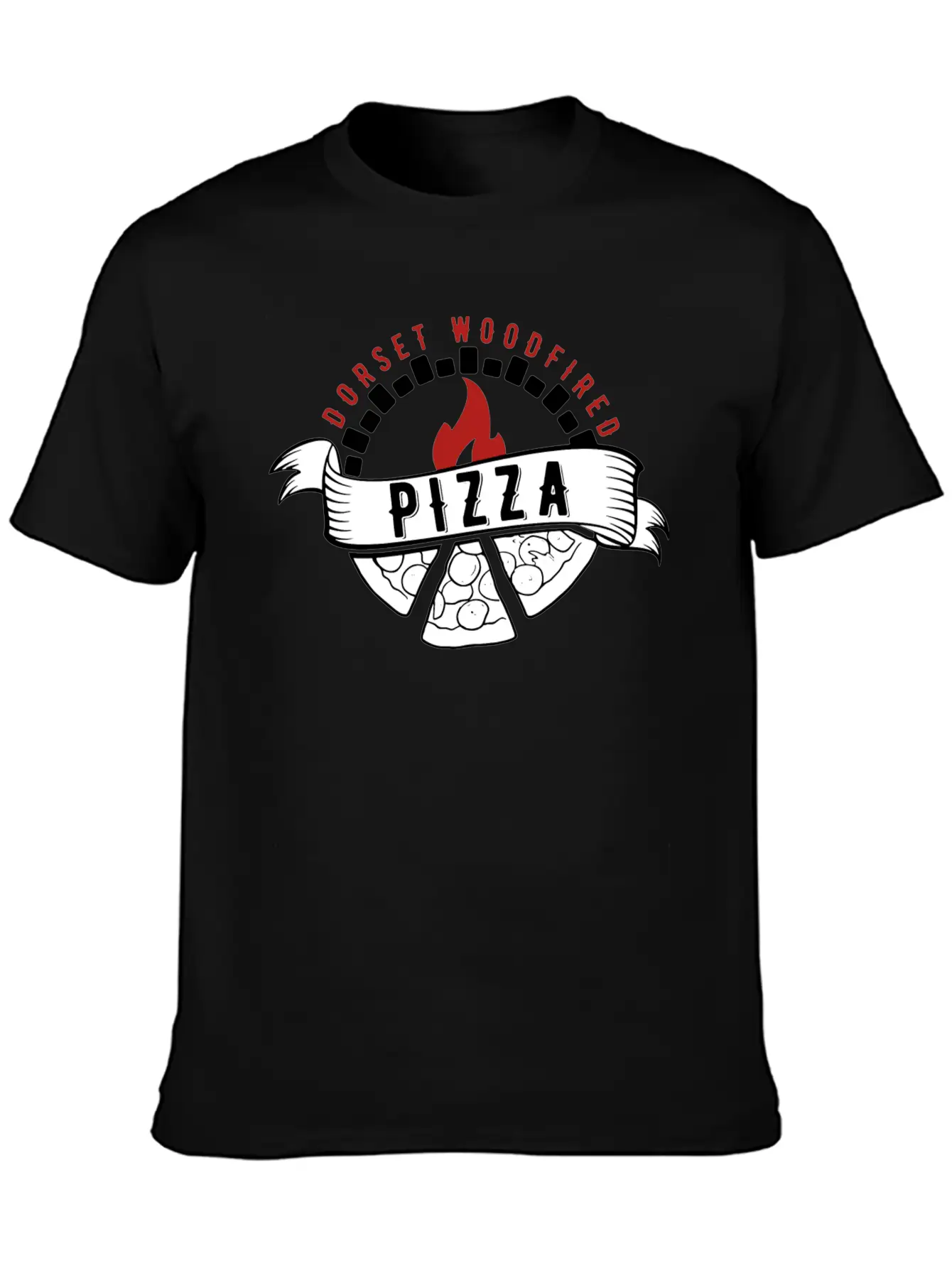 Wood Fired Pizza Breathable Soft Cotton T-Shirt – Timeless Casual Look