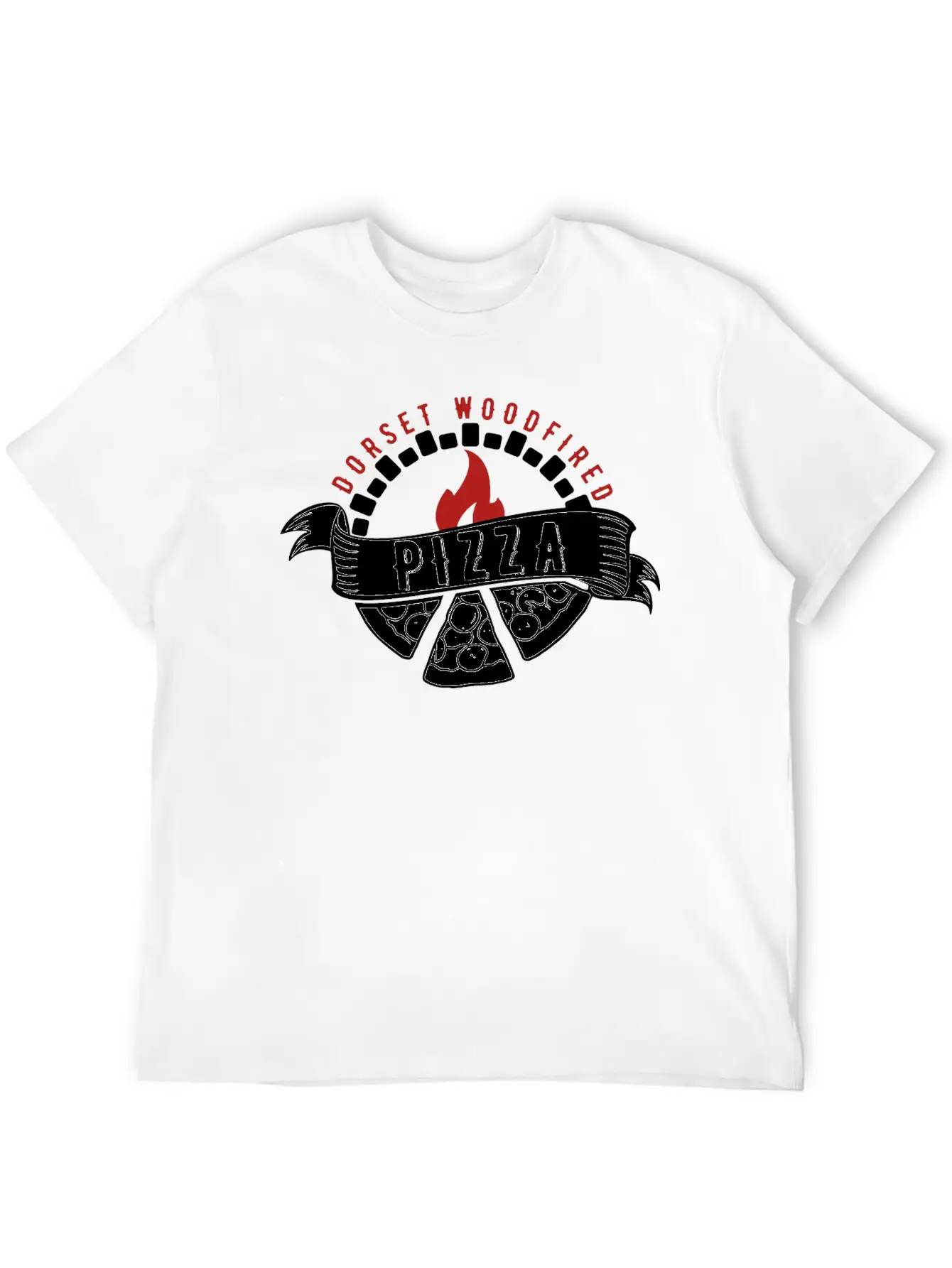 Wood Fired Pizza Breathable Soft Cotton T-Shirt – Timeless Casual Look