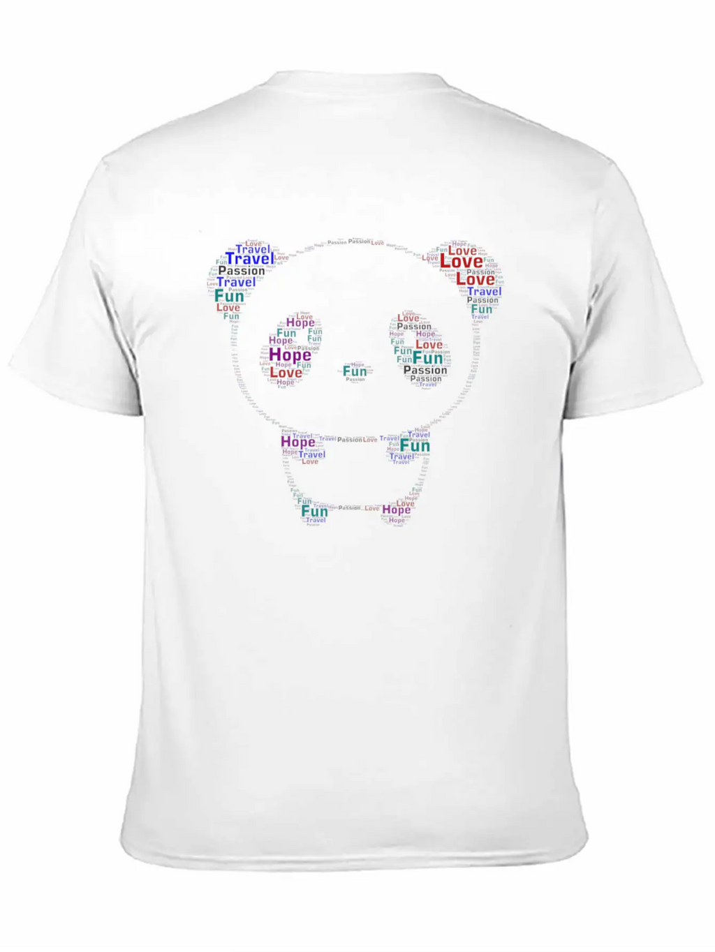 Word Art Unisex Casual T-Shirt – Clean Design For Daily Comfort