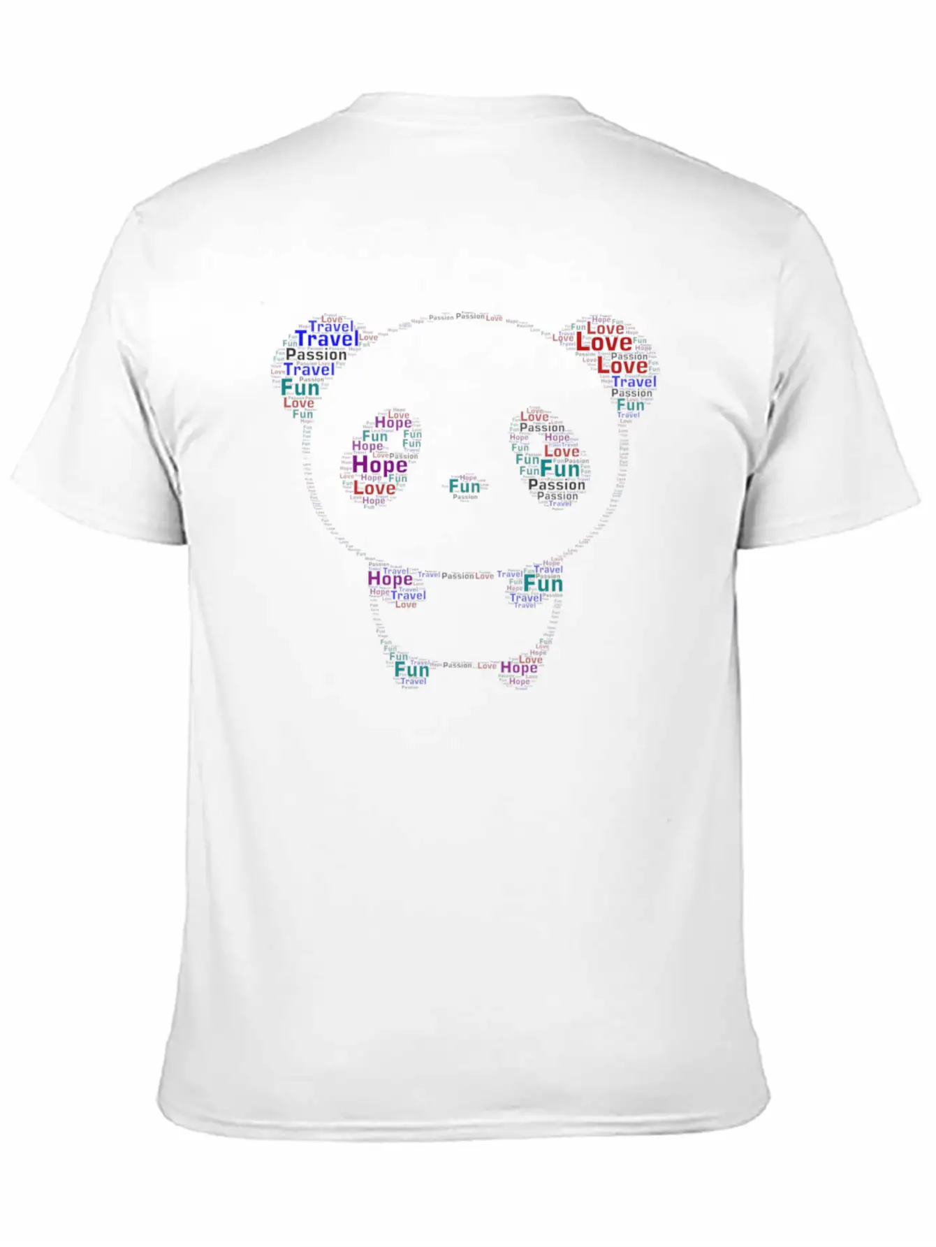 Word Art Unisex Casual T-Shirt – Clean Design For Daily Comfort