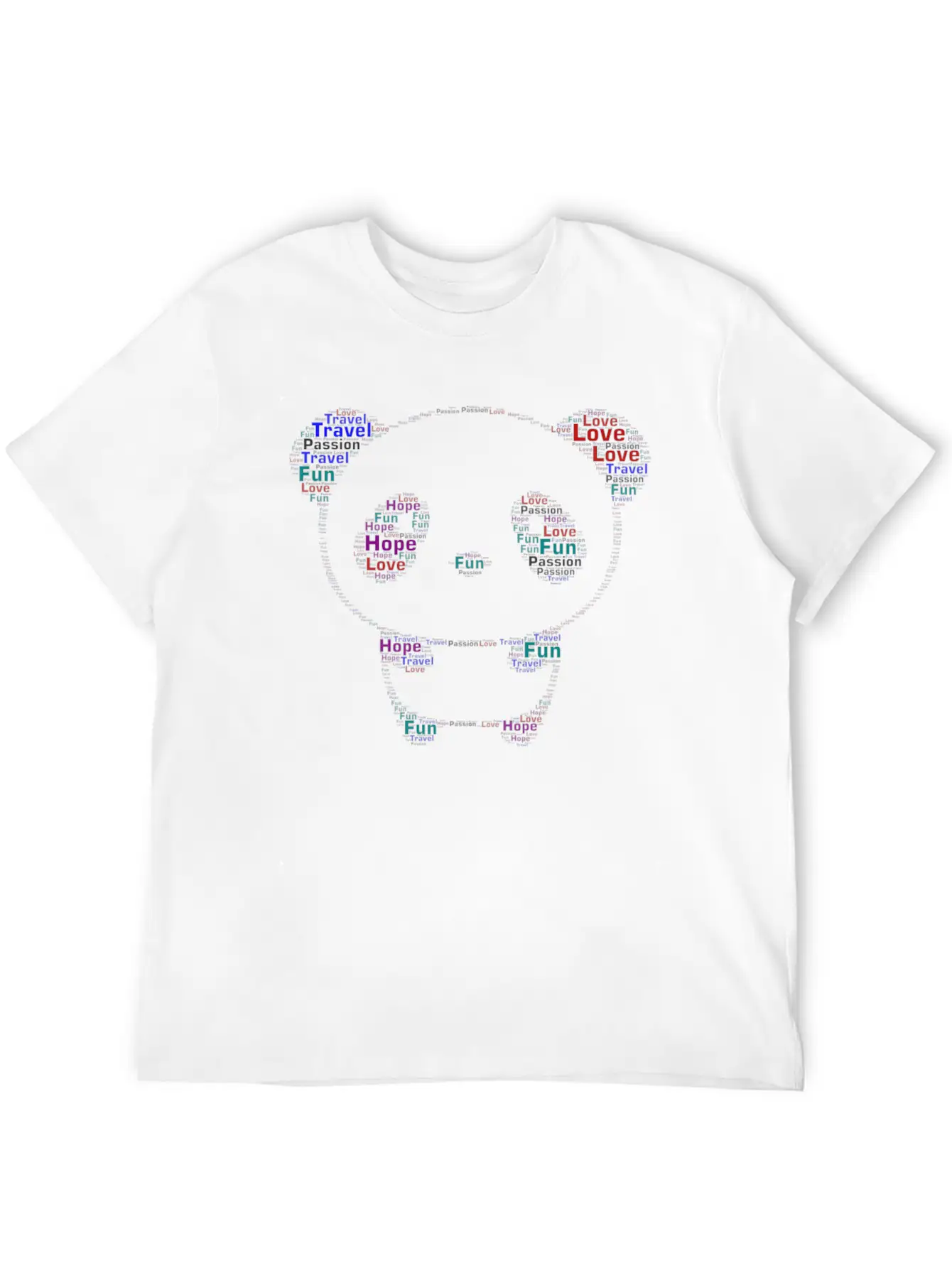 Word Art Unisex Casual T-Shirt – Clean Design For Daily Comfort