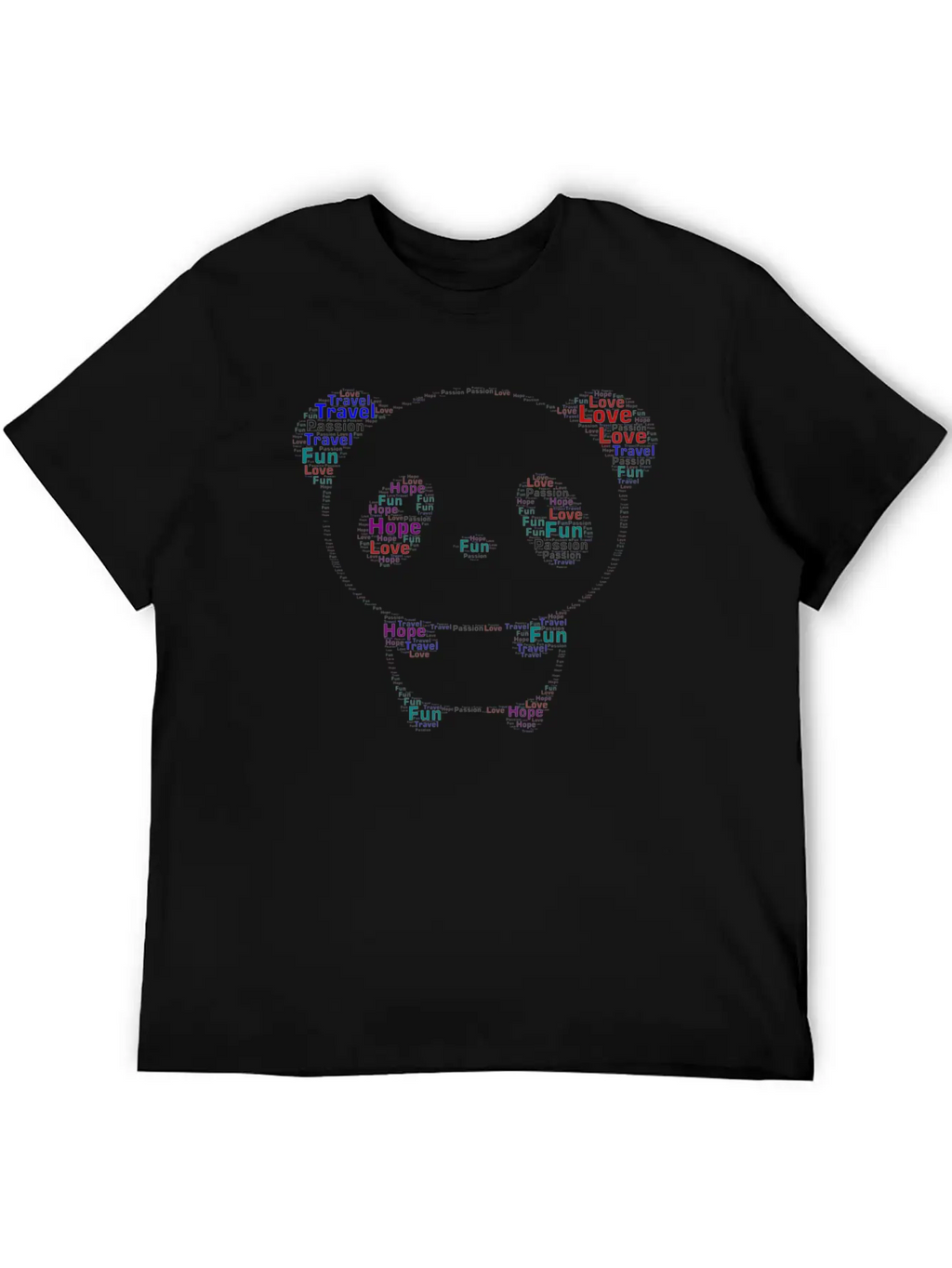 Word Art Unisex Casual T-Shirt – Clean Design For Daily Comfort