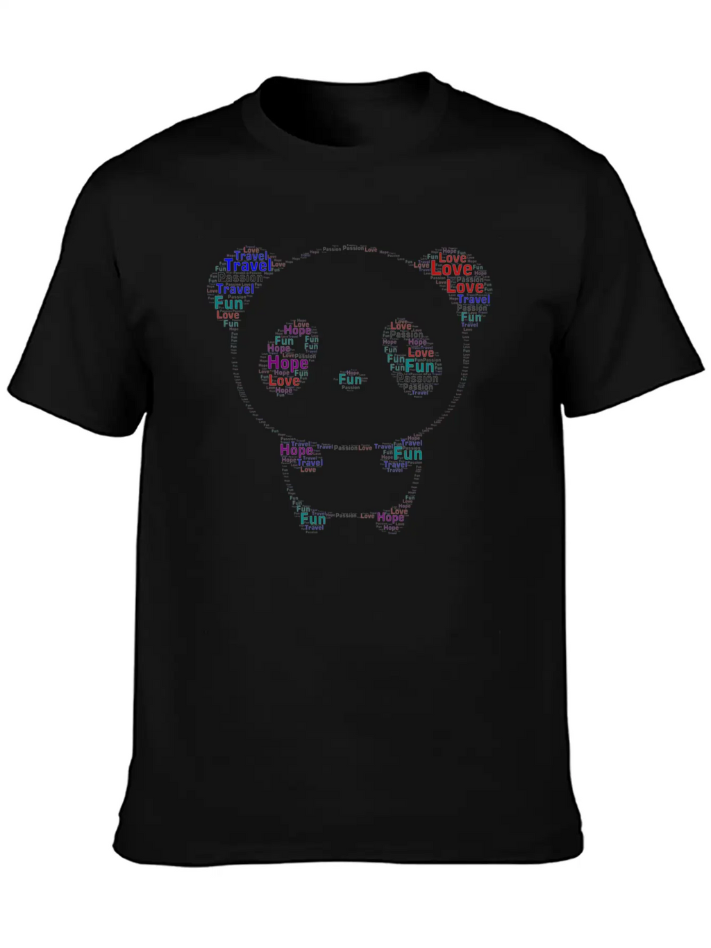 Word Art Unisex Casual T-Shirt – Clean Design For Daily Comfort