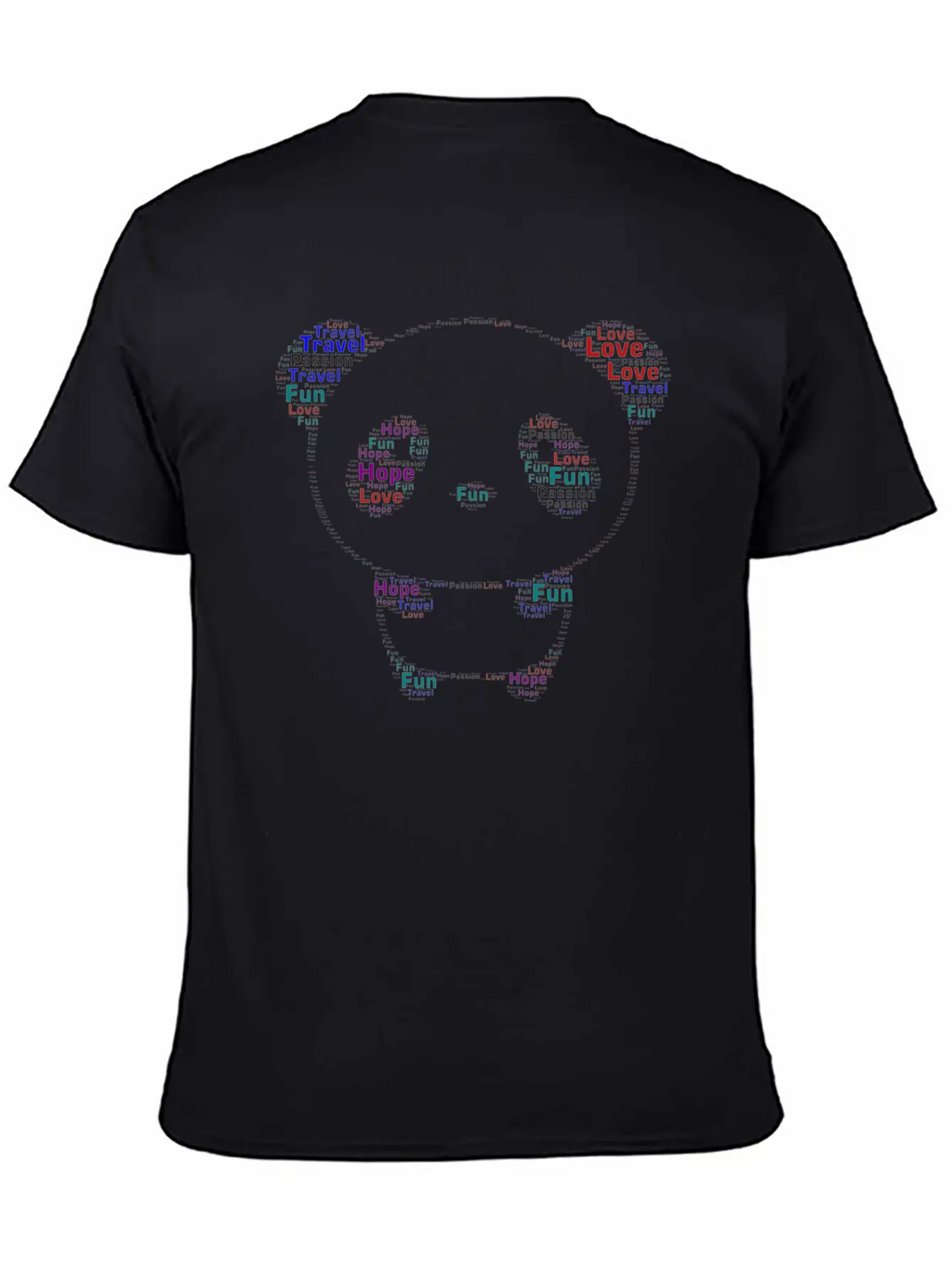 Word Art Unisex Casual T-Shirt – Clean Design For Daily Comfort