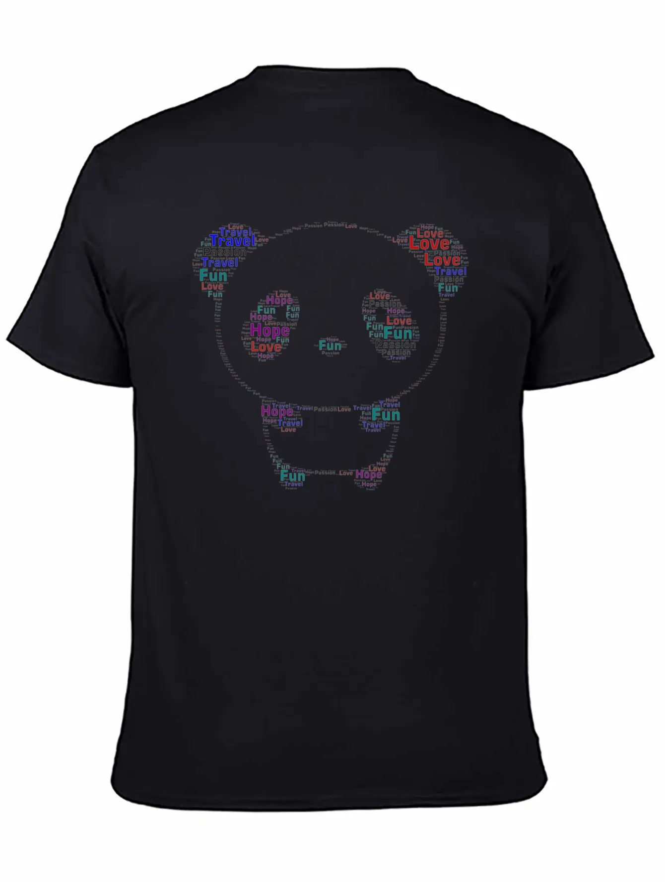 Word Art Unisex Casual T-Shirt – Clean Design For Daily Comfort