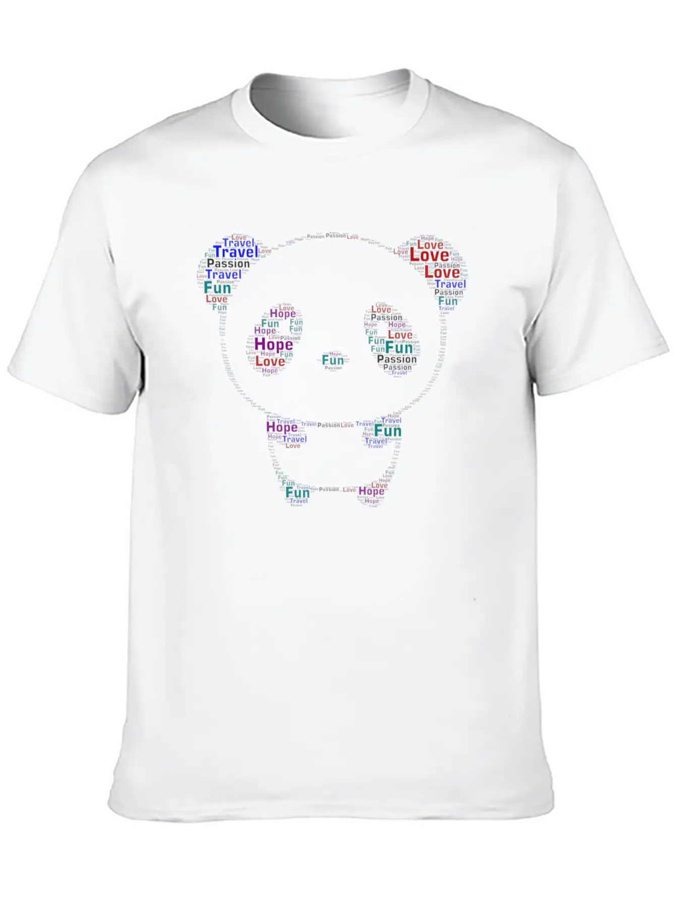 Word Art Unisex Casual T-Shirt – Clean Design For Daily Comfort