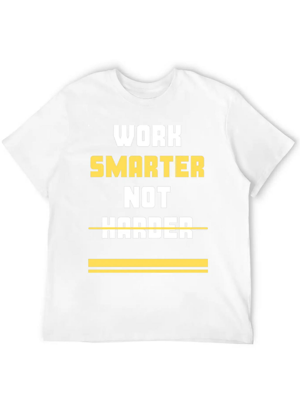 Work Smarter Not Harder Casual Graphic T-Shirt – Simple And Comfortable Daily Wear