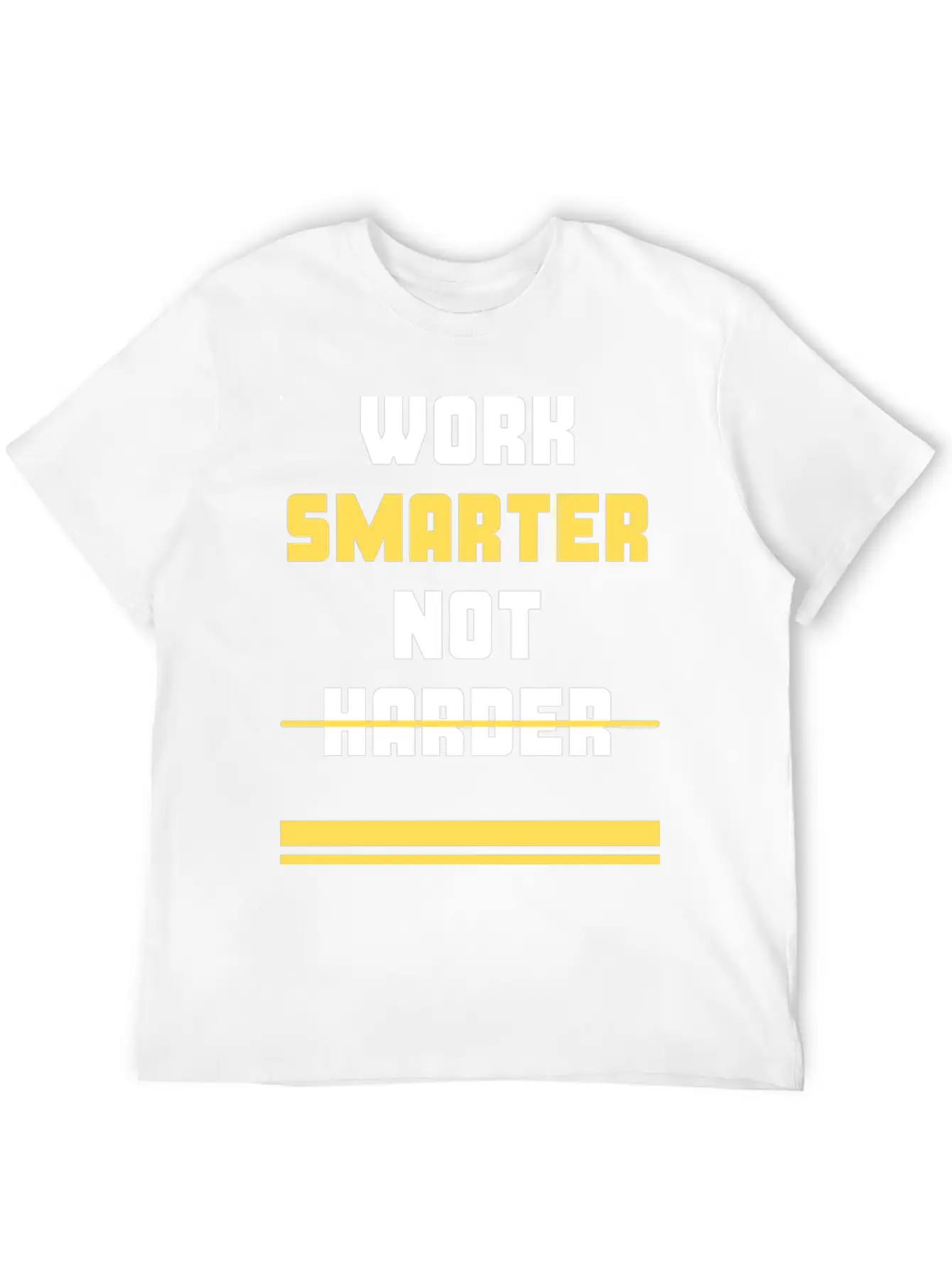 Work Smarter Not Harder Casual Graphic T-Shirt – Simple And Comfortable Daily Wear