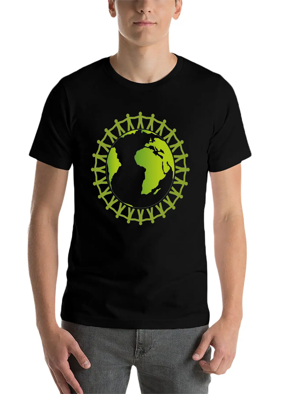 Worker Around The World Unite Breathable Soft Cotton T-Shirt – Timeless Casual Look