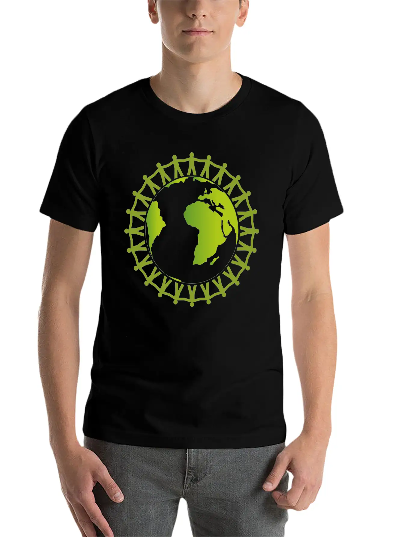 Worker Around The World Unite Breathable Soft Cotton T-Shirt – Timeless Casual Look