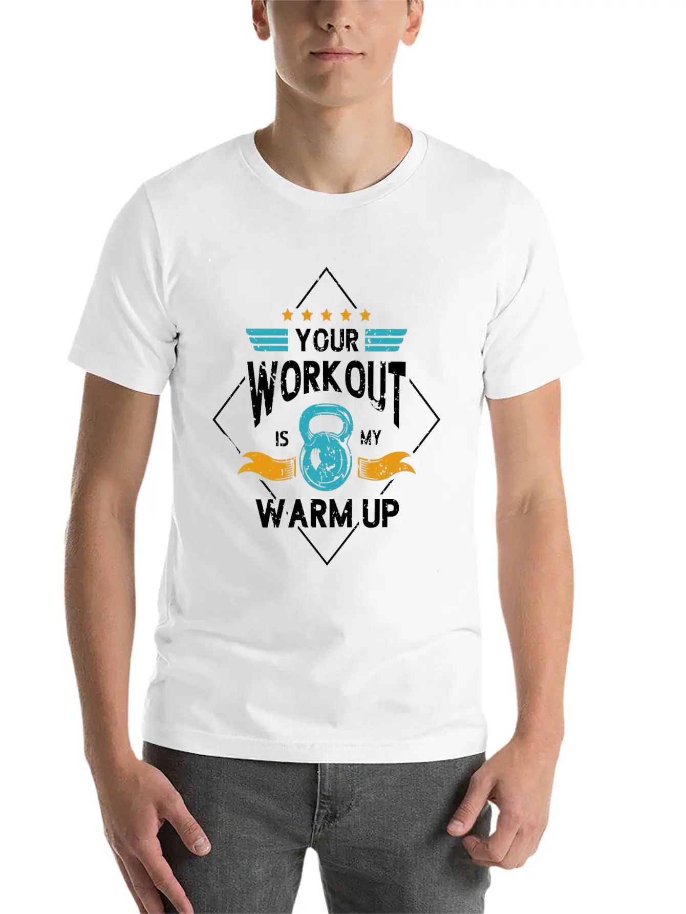 Workout Shirt Classic Fit Graphic Tee For Daily Comfort – Unisex Cotton Shirt