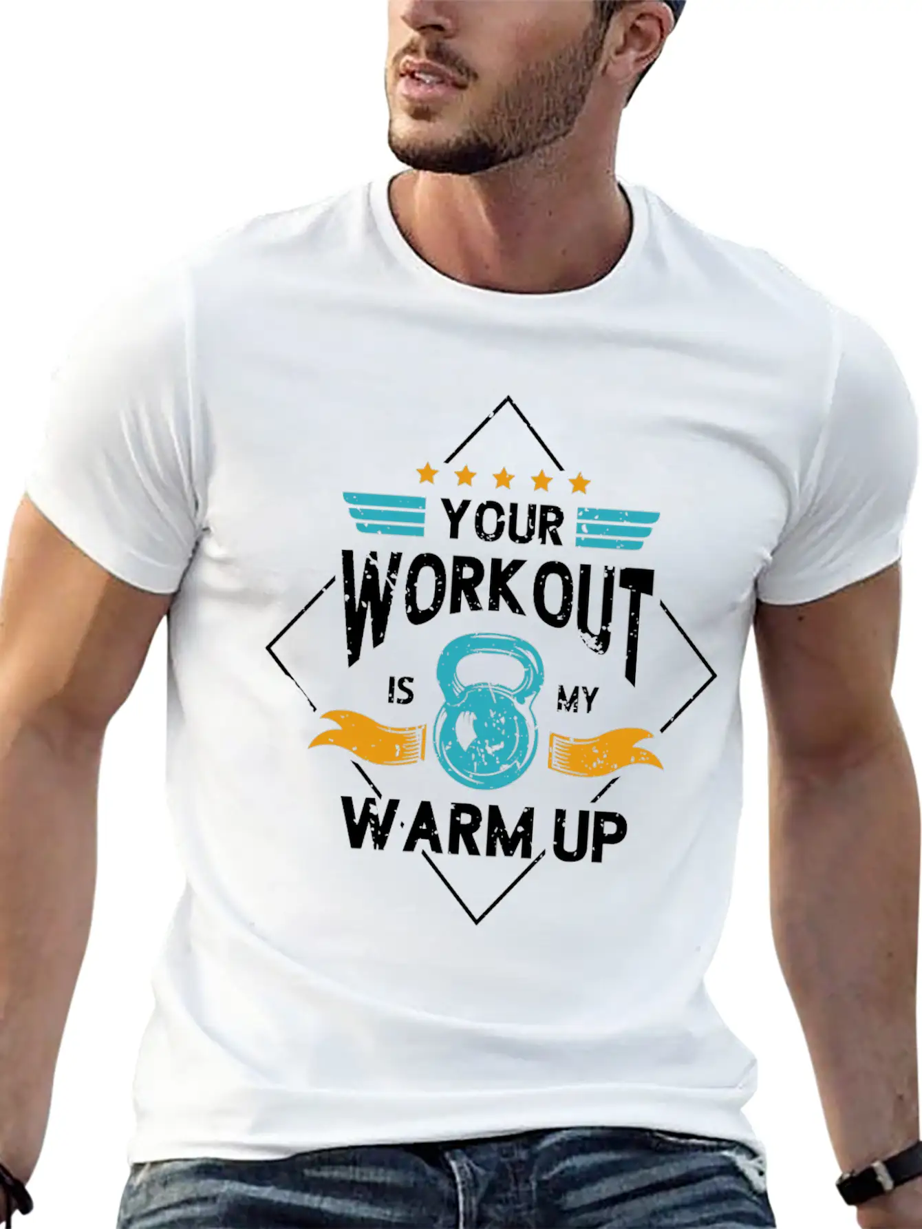 Workout Shirt Classic Fit Graphic Tee For Daily Comfort – Unisex Cotton Shirt