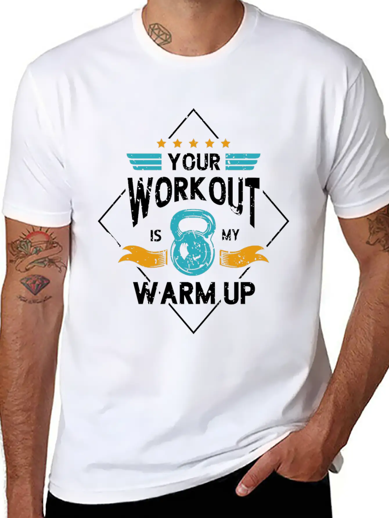 Workout Shirt Classic Fit Graphic Tee For Daily Comfort – Unisex Cotton Shirt