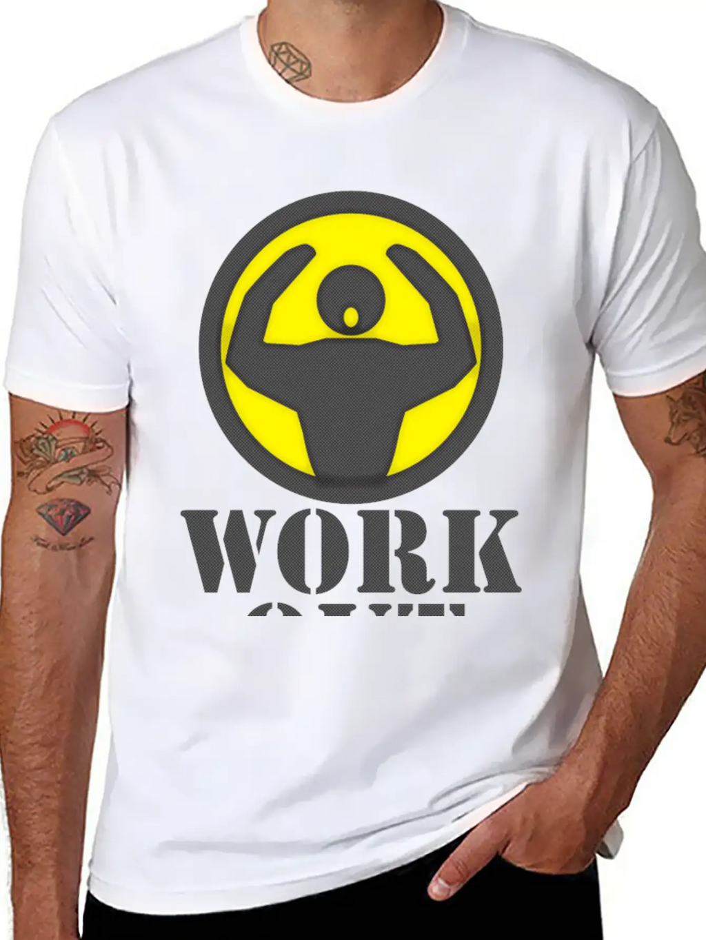 Workout Unisex Short Sleeve Soft Cotton T-Shirt – Casual Everyday Wear