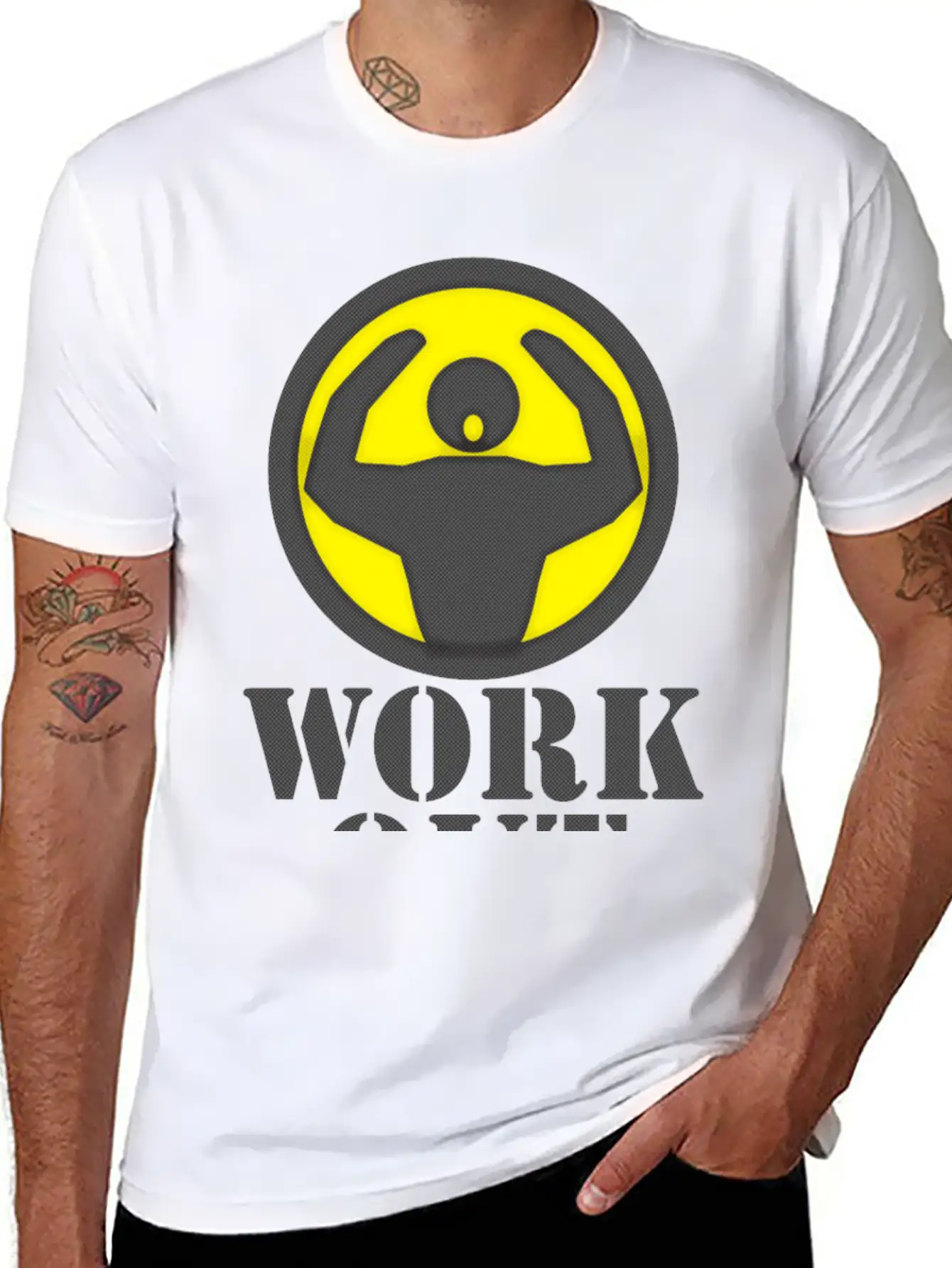 Workout Unisex Short Sleeve Soft Cotton T-Shirt – Casual Everyday Wear