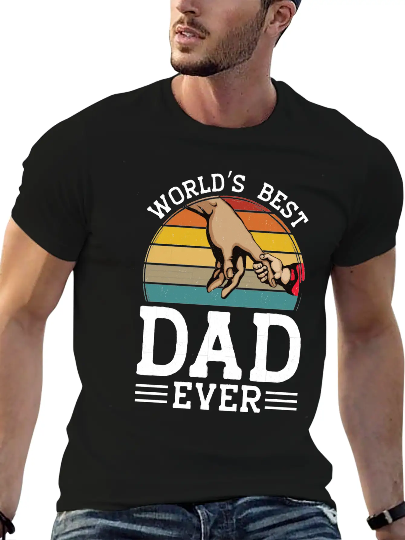 World Best Father Dad Father's Day Gift Daddy Unisex Casual T-Shirt – Clean Design For Daily Comfort