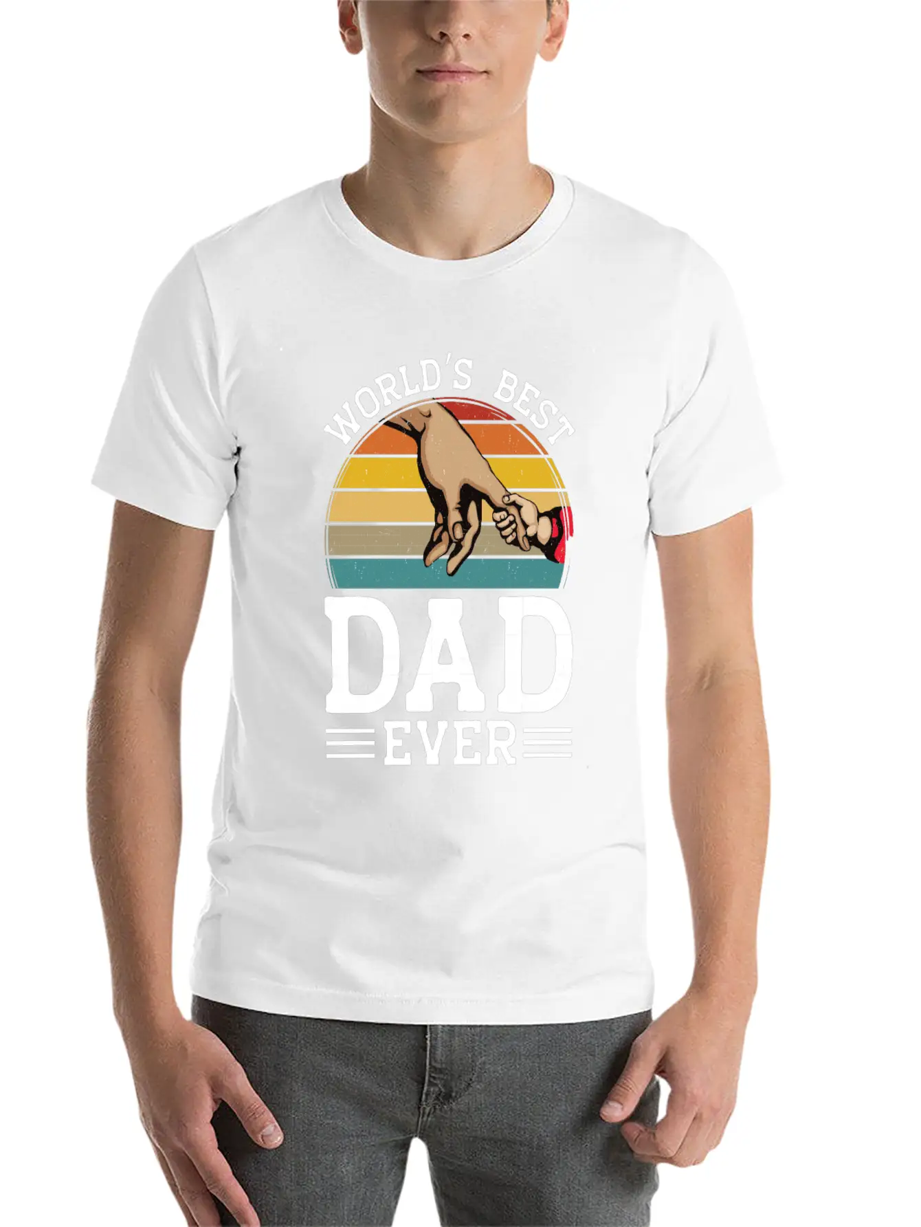 World Best Father Dad Father's Day Gift Daddy Unisex Casual T-Shirt – Clean Design For Daily Comfort