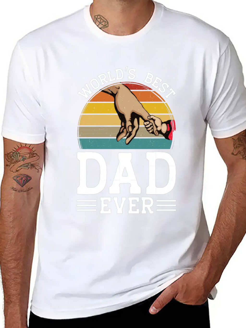 World Best Father Dad Father's Day Gift Daddy Unisex Casual T-Shirt – Clean Design For Daily Comfort