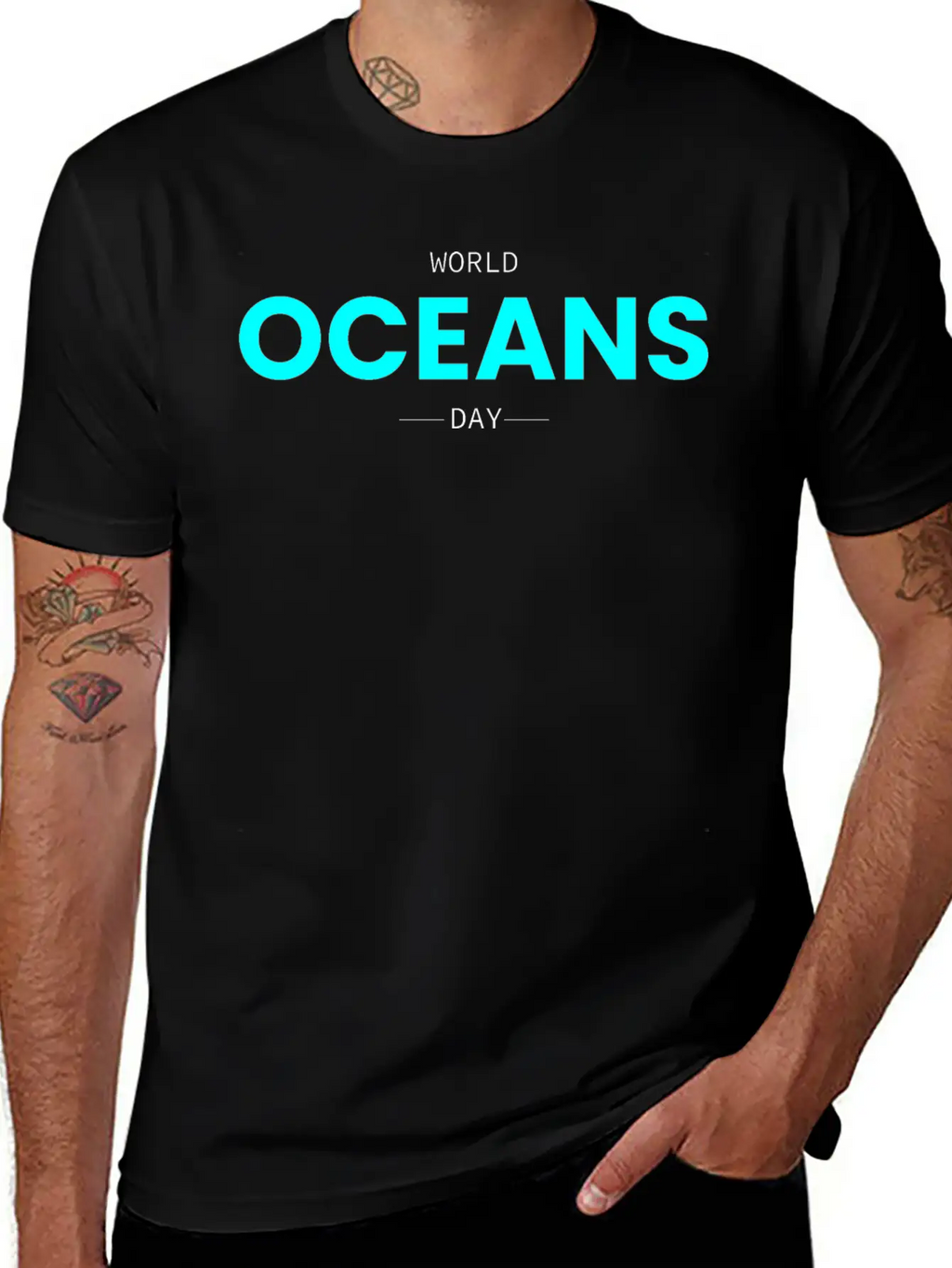 World Oceans Day Essential Cotton Tee For Daily Outfits – Unisex Style