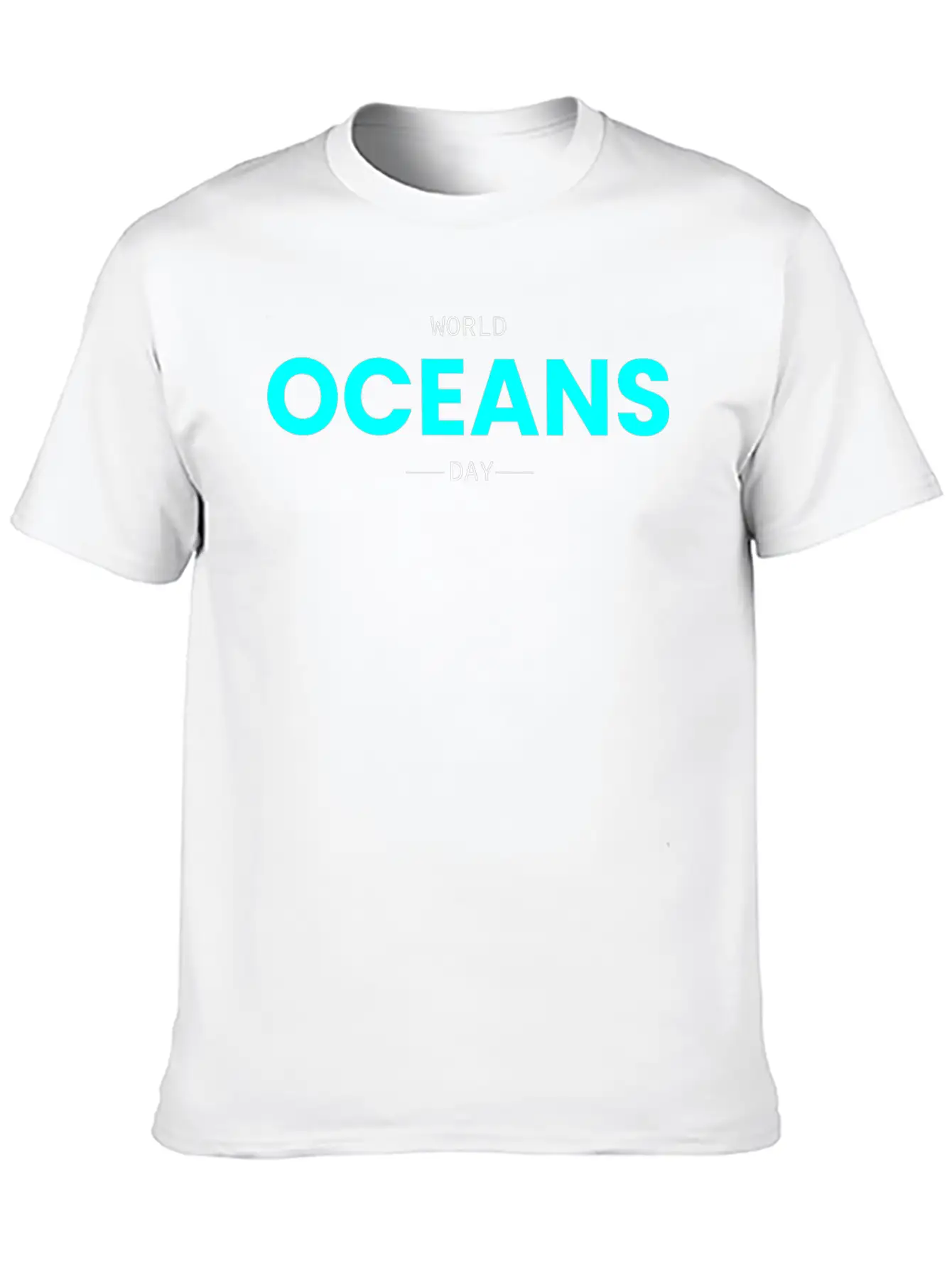 World Oceans Day Essential Cotton Tee For Daily Outfits – Unisex Style