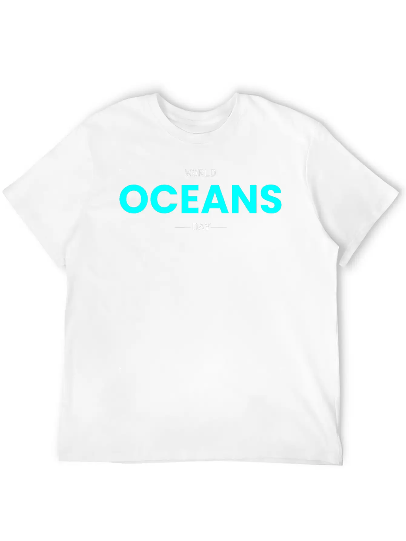 World Oceans Day Essential Cotton Tee For Daily Outfits – Unisex Style