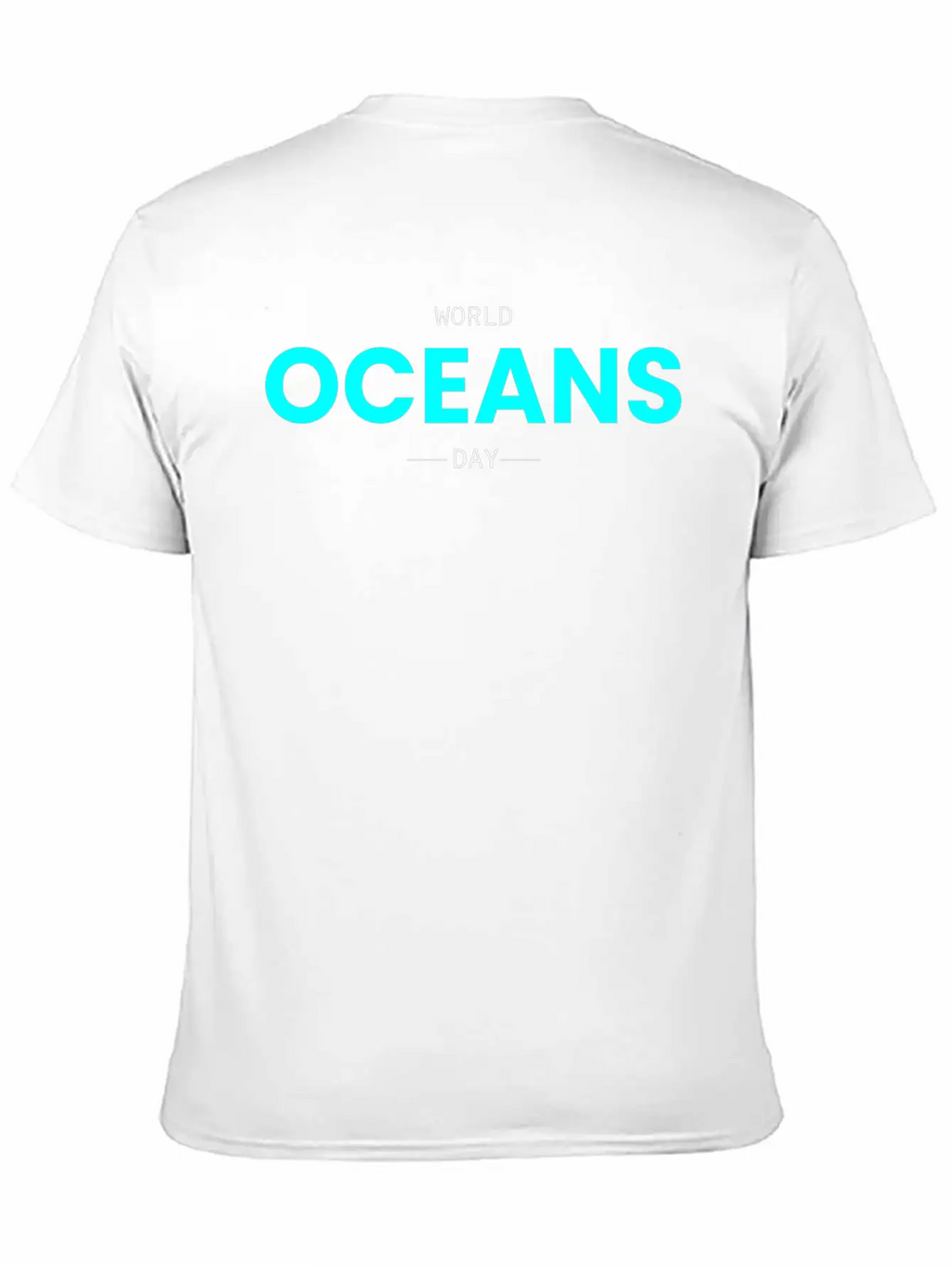 World Oceans Day Essential Cotton Tee For Daily Outfits – Unisex Style