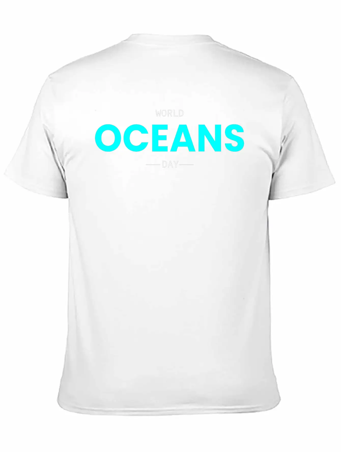World Oceans Day Essential Cotton Tee For Daily Outfits – Unisex Style