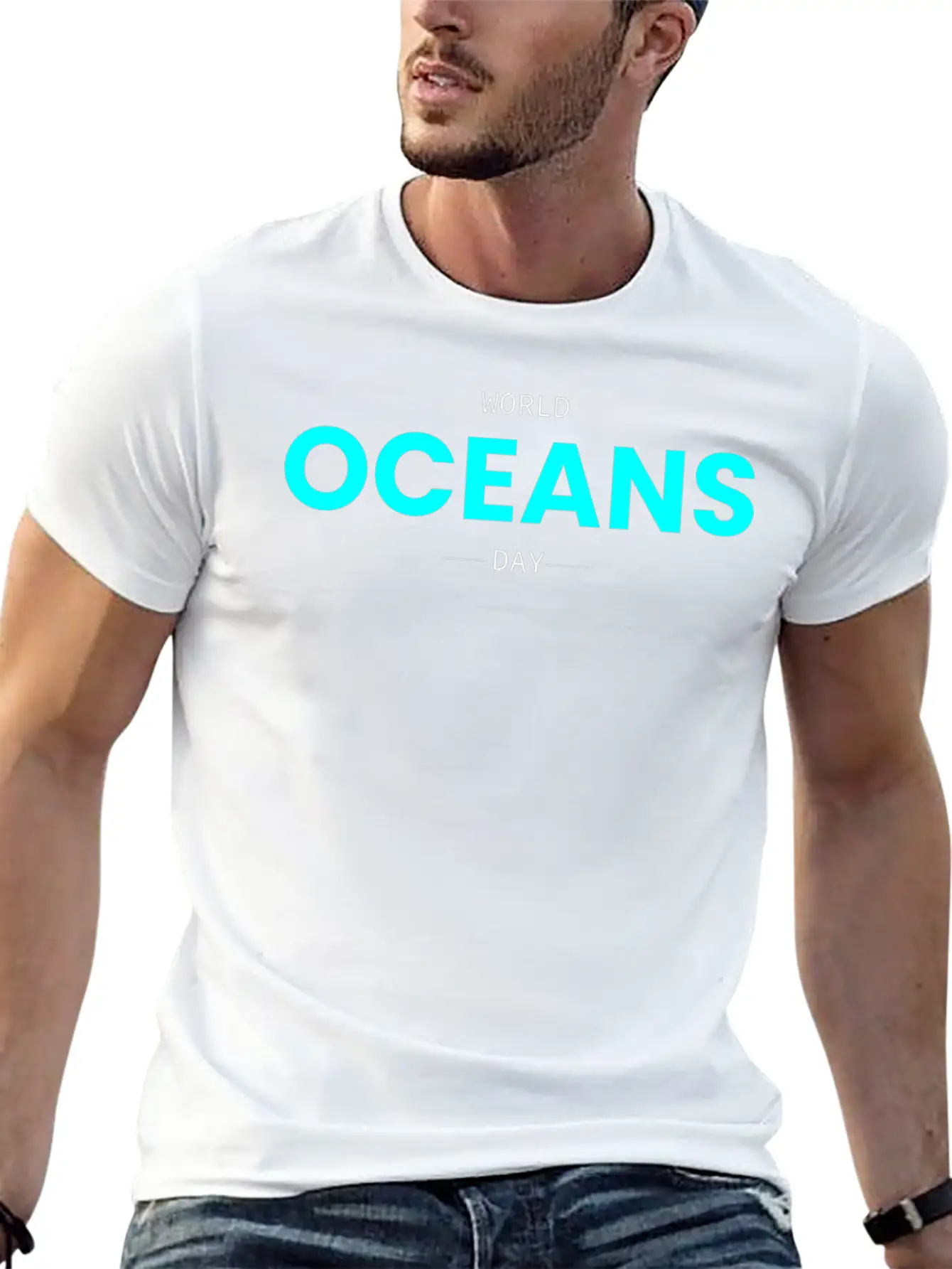 World Oceans Day Essential Cotton Tee For Daily Outfits – Unisex Style