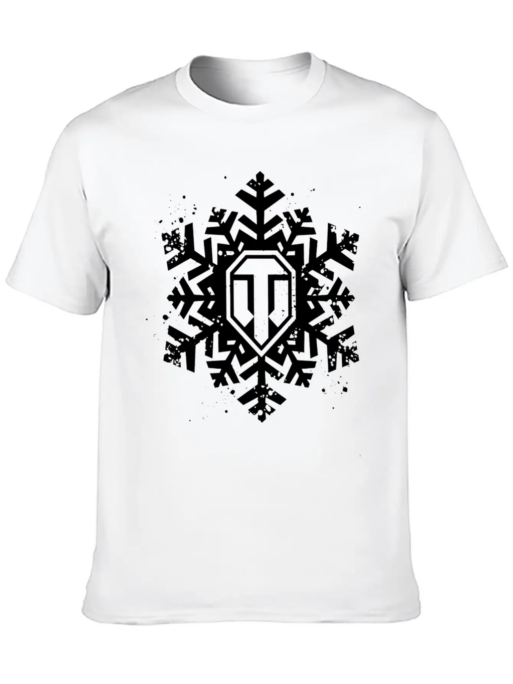 World Of Tanks Snowflake Stylish Everyday T-Shirt – Unisex Basic Cotton Tee