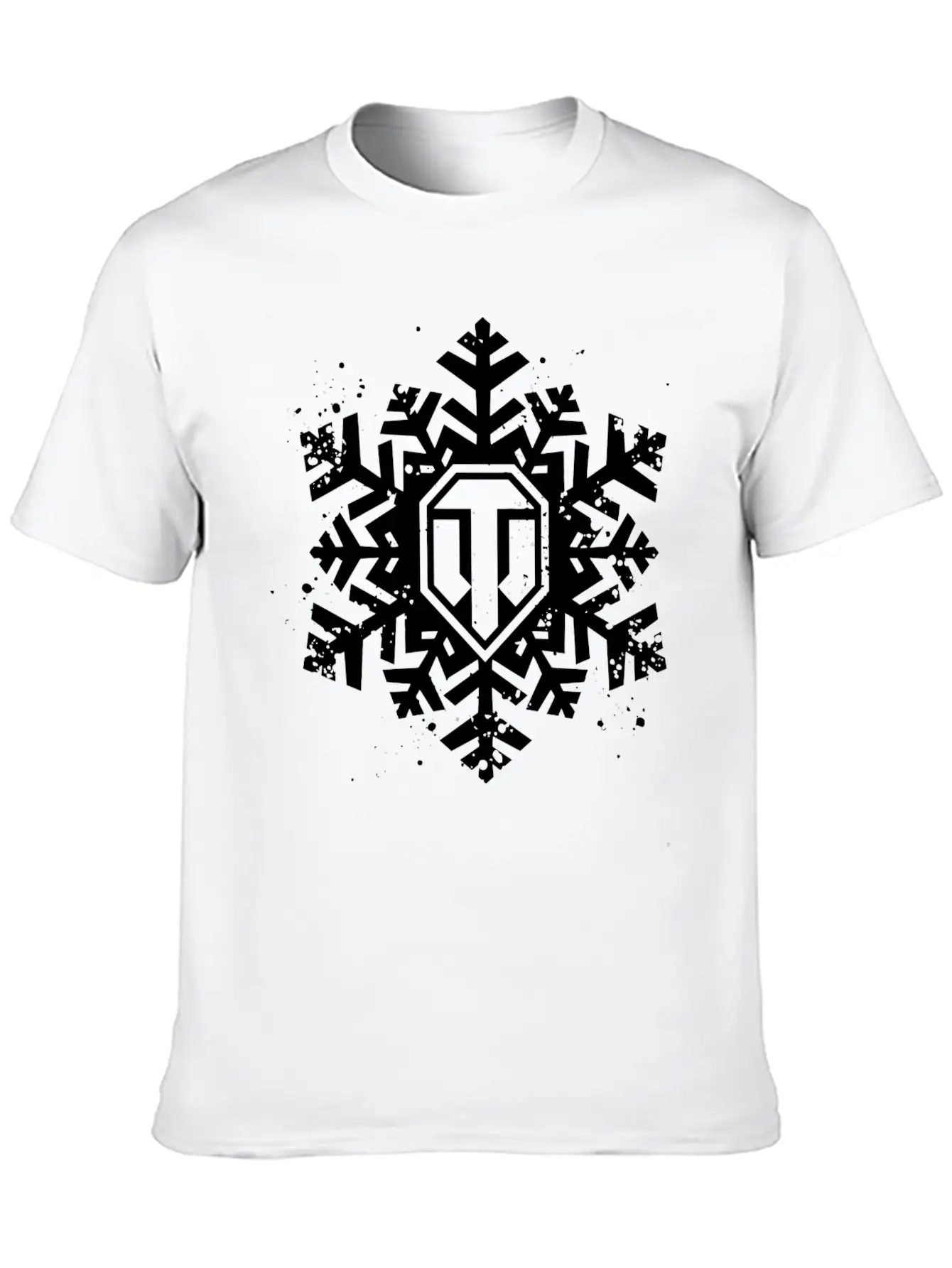 World Of Tanks Snowflake Stylish Everyday T-Shirt – Unisex Basic Cotton Tee