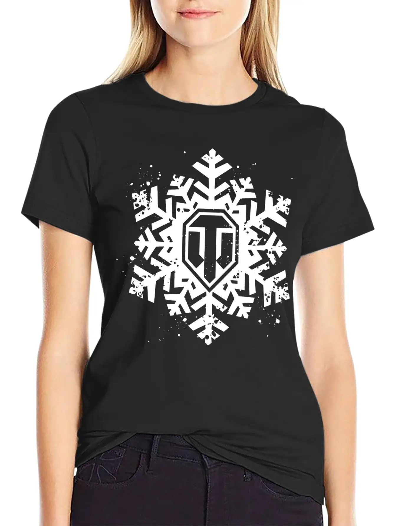 World Of Tanks Snowflake Stylish Everyday T-Shirt – Unisex Basic Cotton Tee