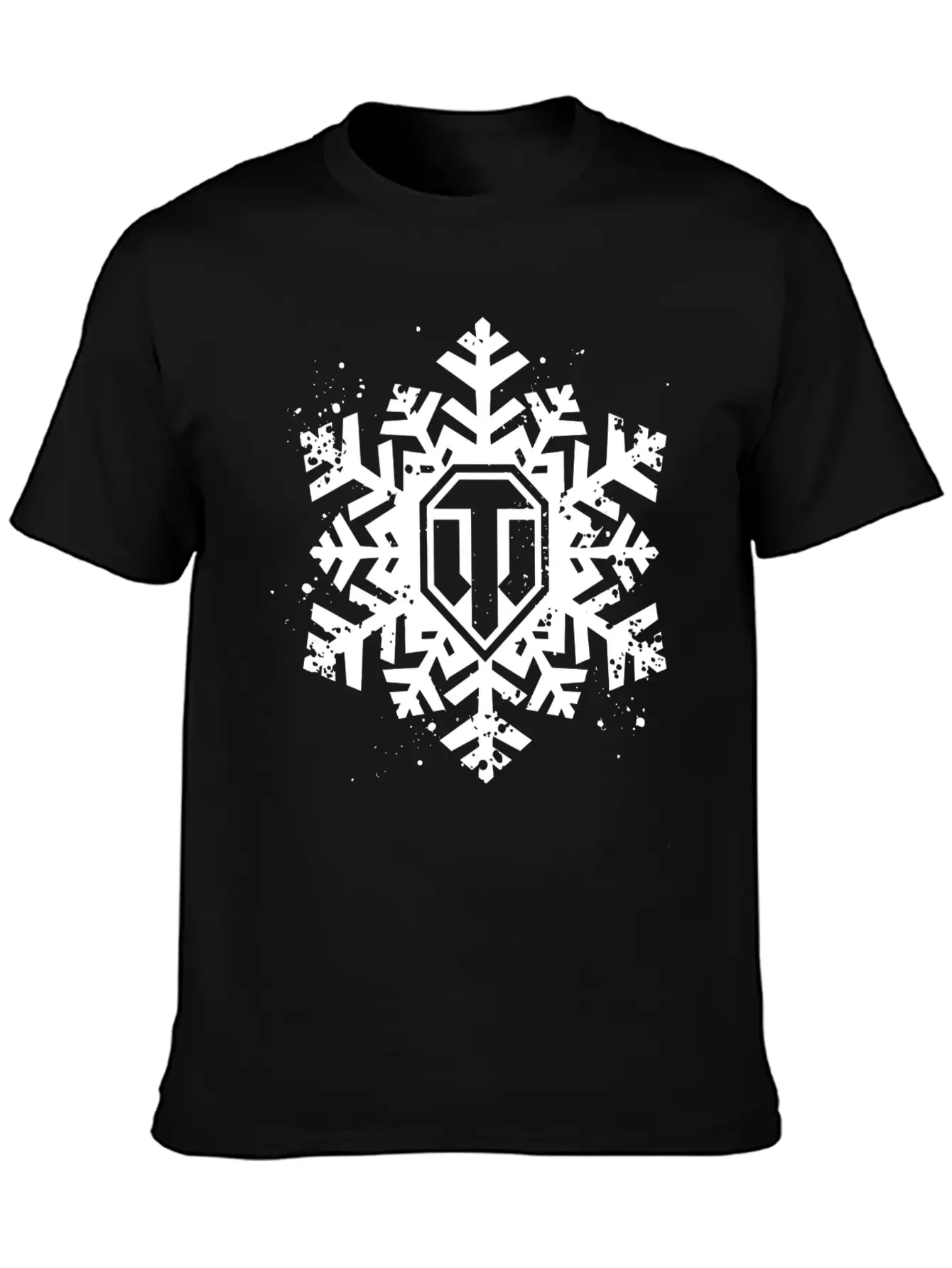 World Of Tanks Snowflake Stylish Everyday T-Shirt – Unisex Basic Cotton Tee