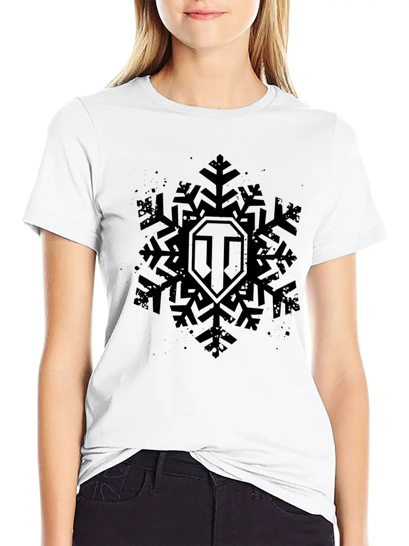 World Of Tanks Snowflake Stylish Everyday T-Shirt – Unisex Basic Cotton Tee