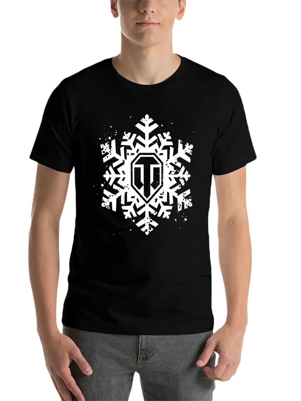 World Of Tanks Snowflake Stylish Everyday T-Shirt – Unisex Basic Cotton Tee