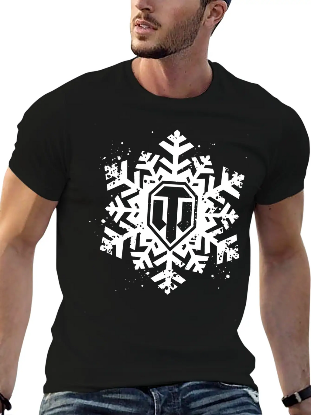 World Of Tanks Snowflake Stylish Everyday T-Shirt – Unisex Basic Cotton Tee