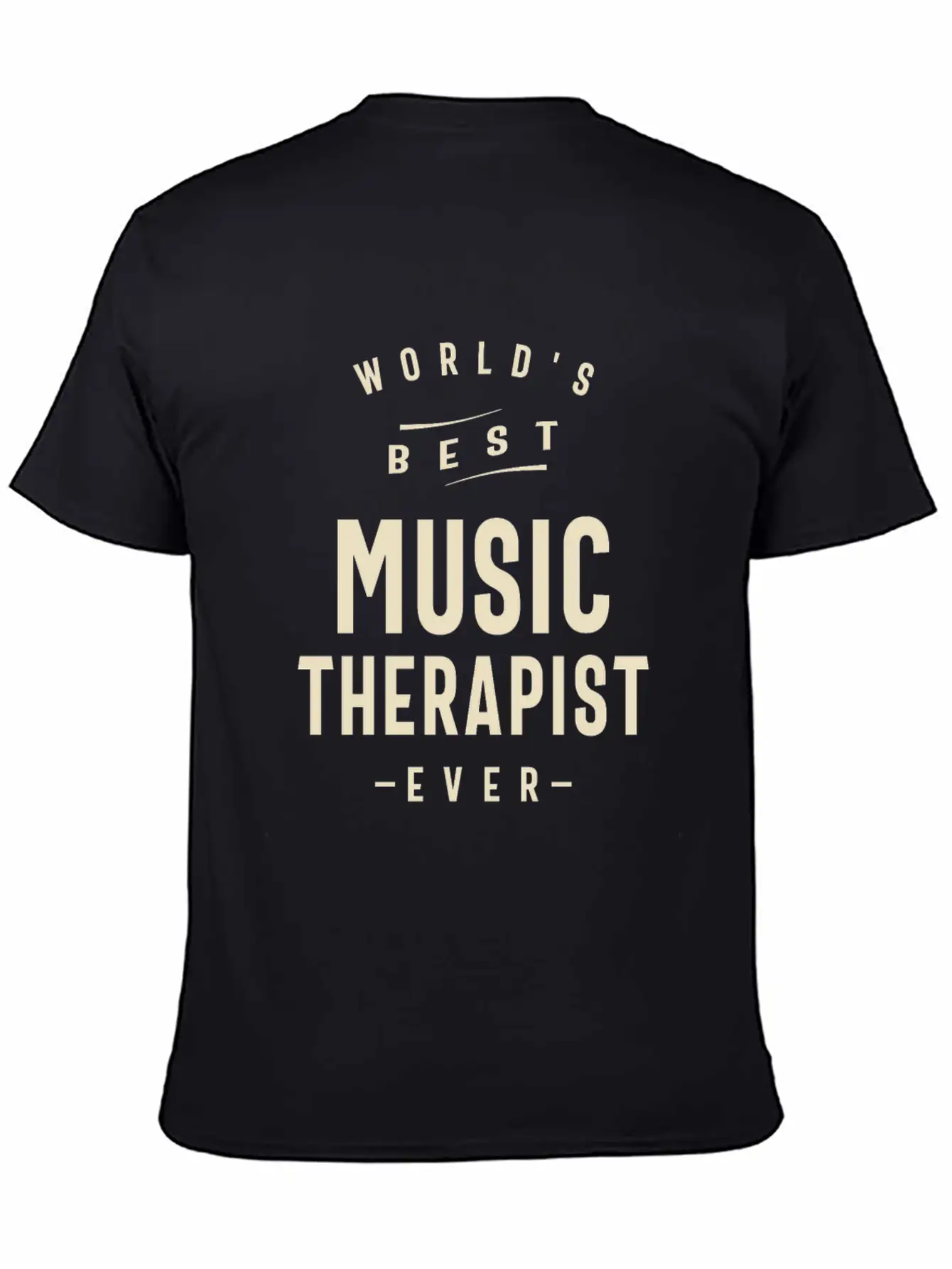 World's Best Music Therapist Breathable Soft Cotton T-Shirt – Timeless Casual Look