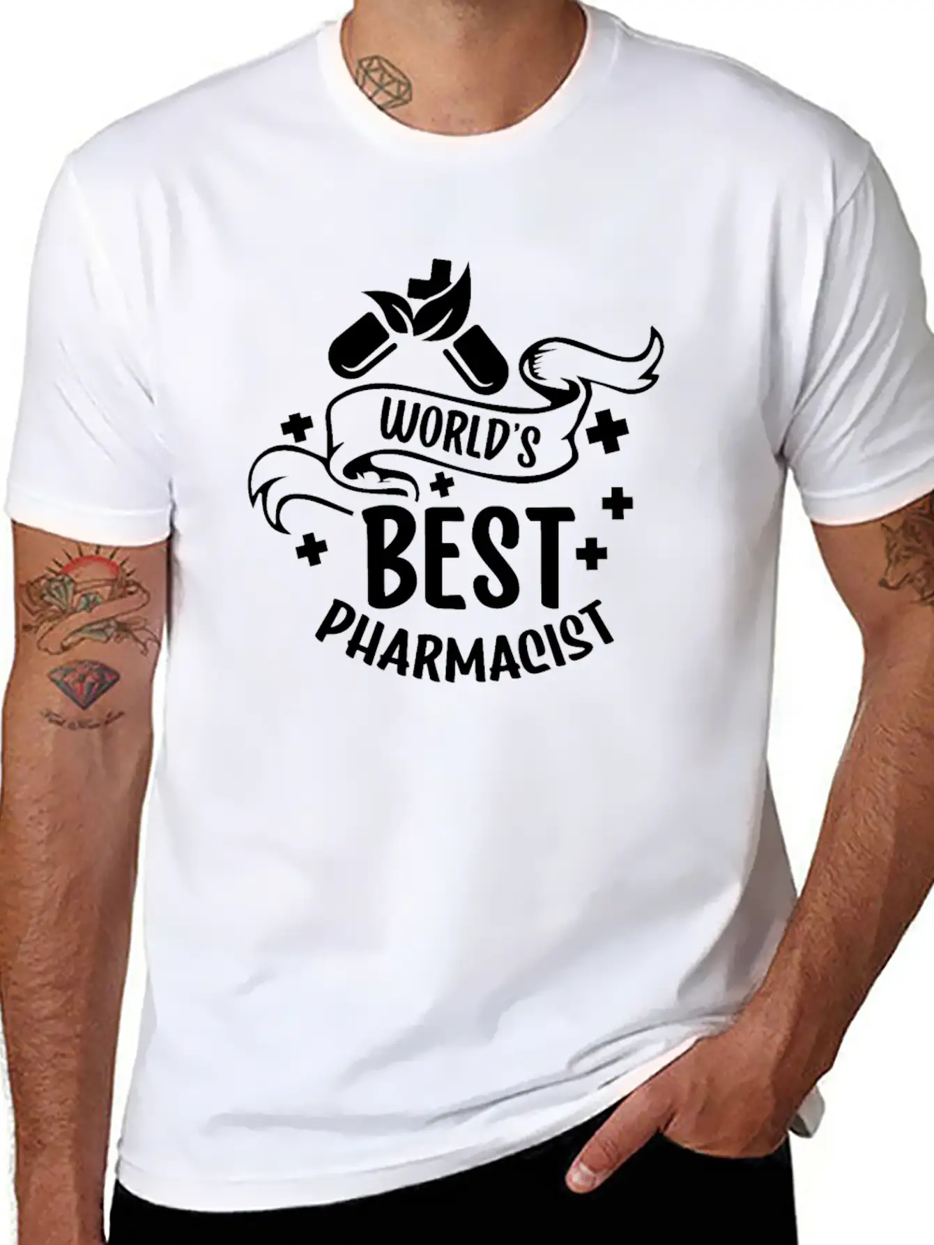 World's Best Pharmacist Apothecary Job Pharmacy Classic Fit Graphic Tee For Daily Comfort – Unisex Cotton Shirt