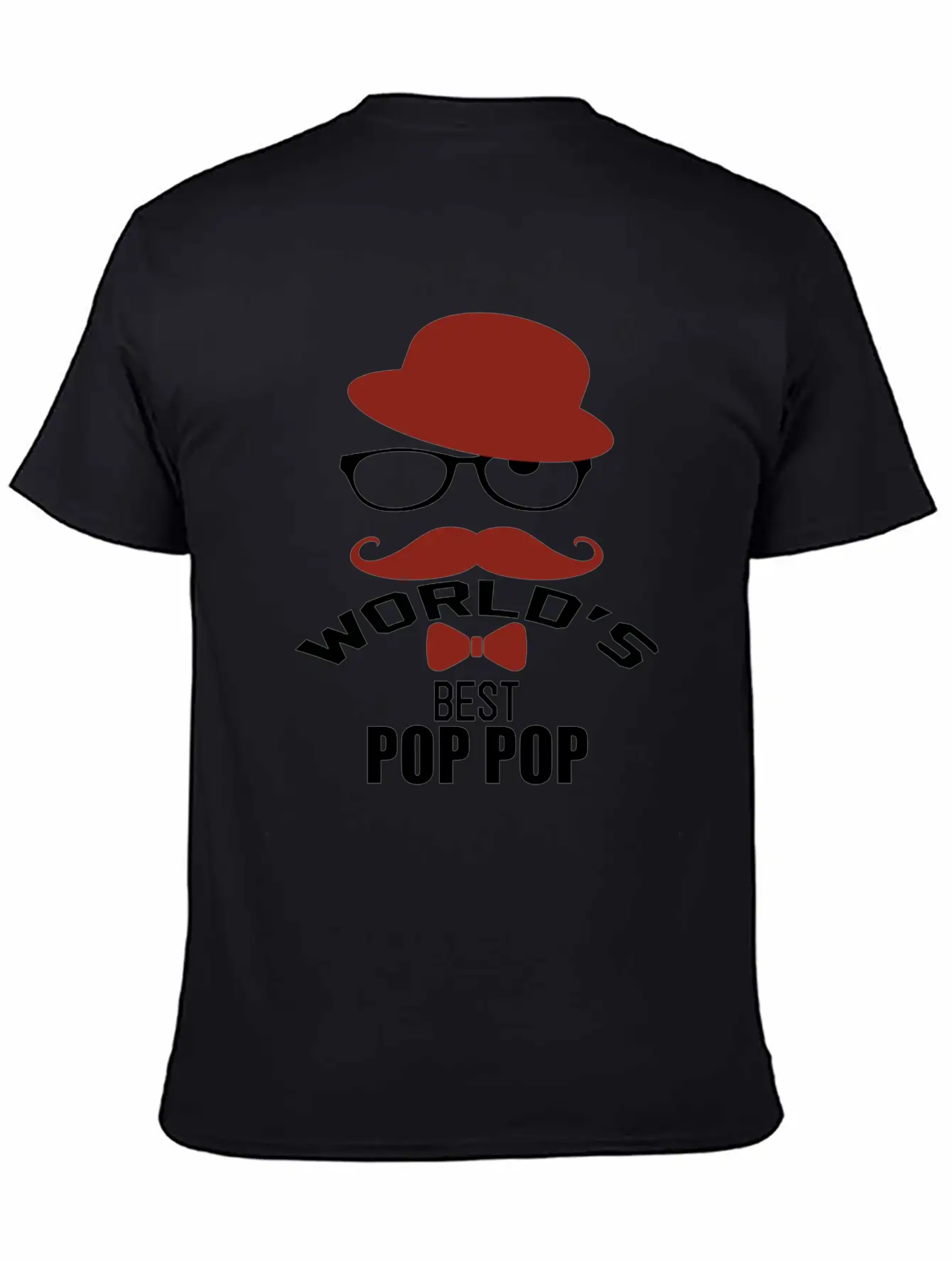 World's Best Pop Pop Unisex Short Sleeve Soft Cotton T-Shirt – Casual Everyday Wear