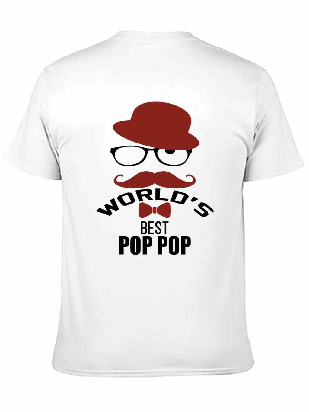 World's Best Pop Pop Unisex Short Sleeve Soft Cotton T-Shirt – Casual Everyday Wear