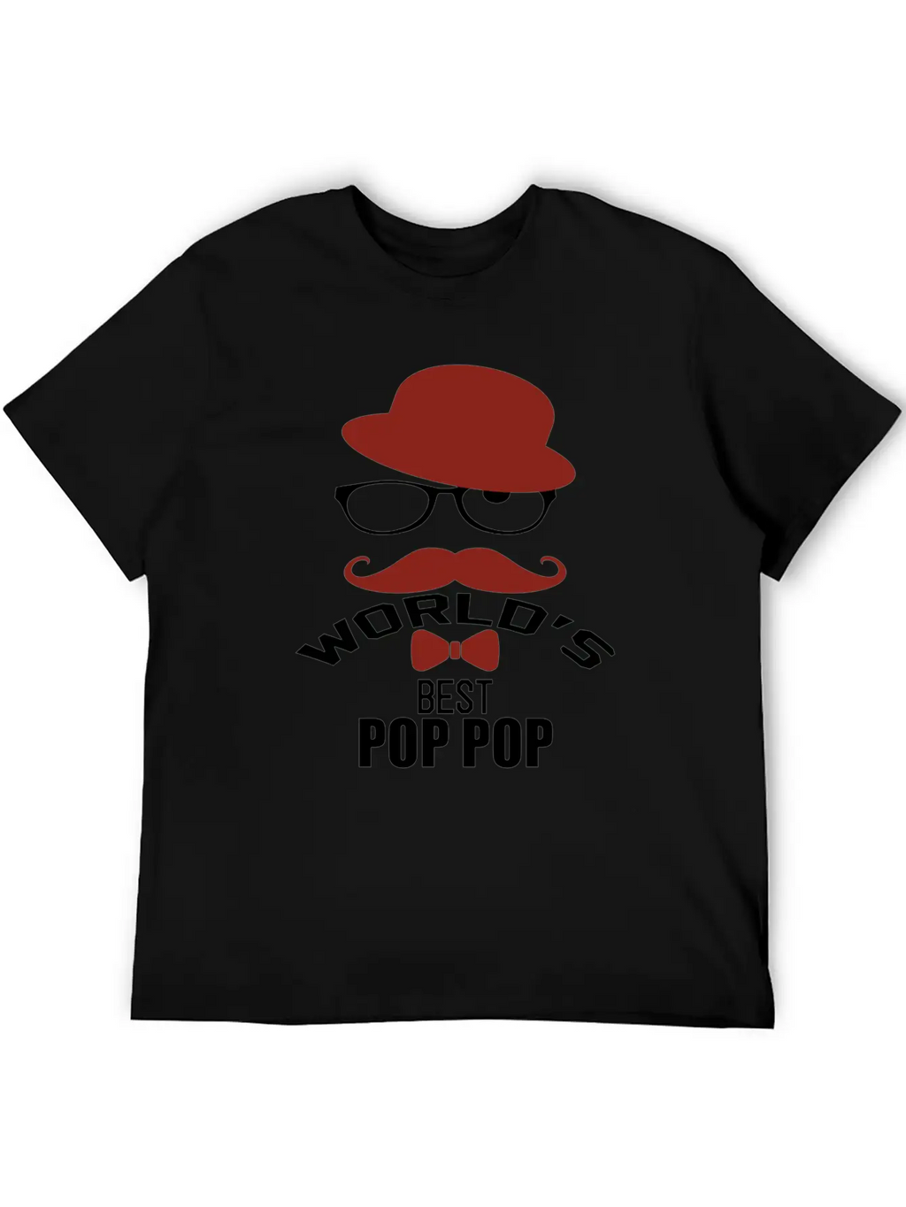 World's Best Pop Pop Unisex Short Sleeve Soft Cotton T-Shirt – Casual Everyday Wear