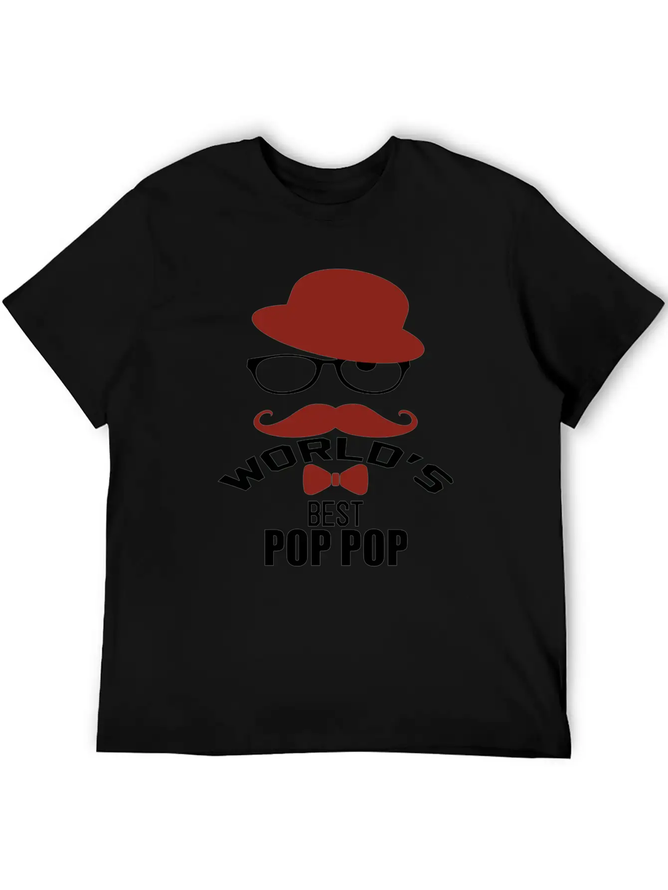 World's Best Pop Pop Unisex Short Sleeve Soft Cotton T-Shirt – Casual Everyday Wear