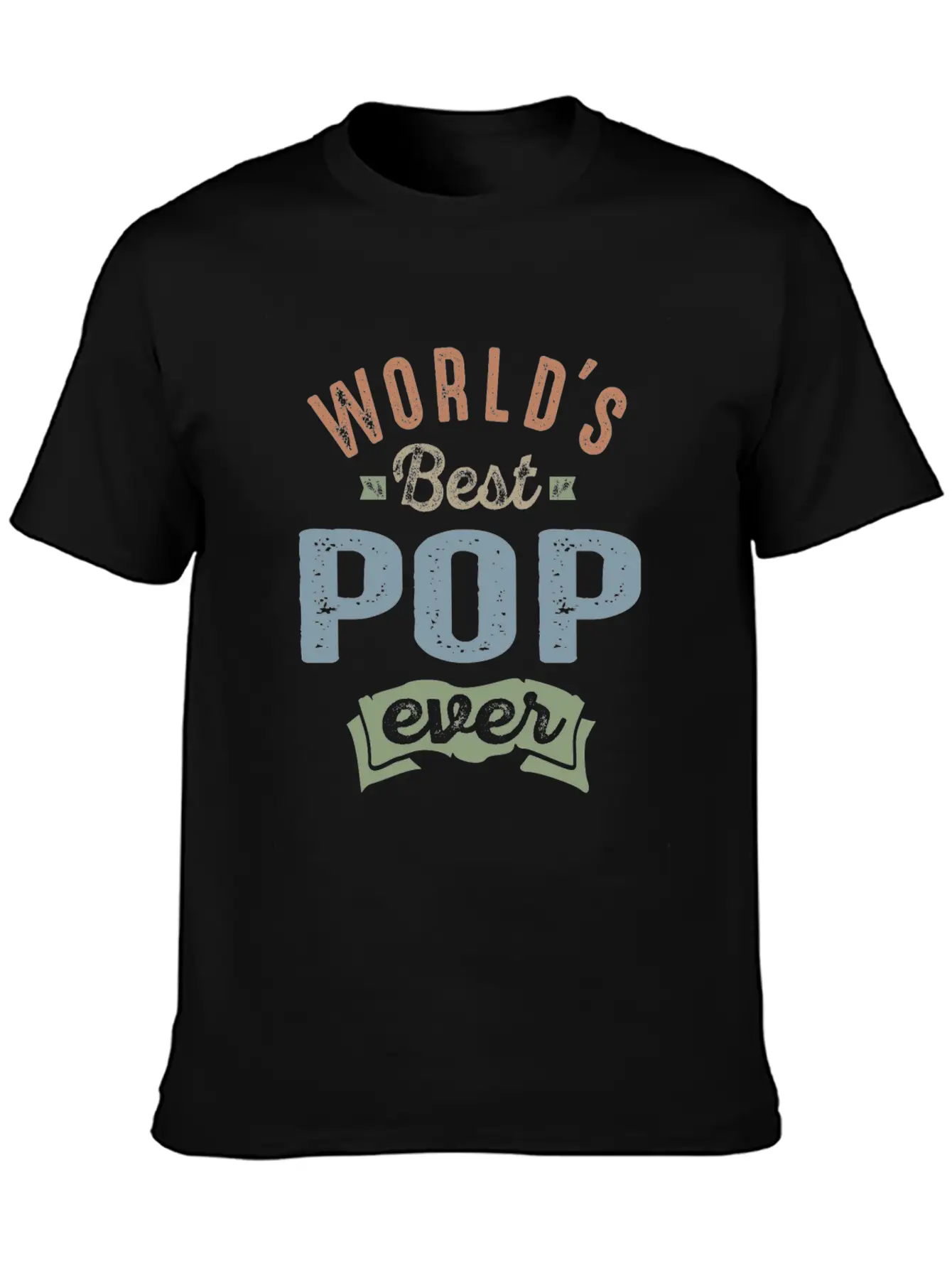 World's Best Pop Unisex Short Sleeve Soft Cotton T-Shirt – Casual Everyday Wear