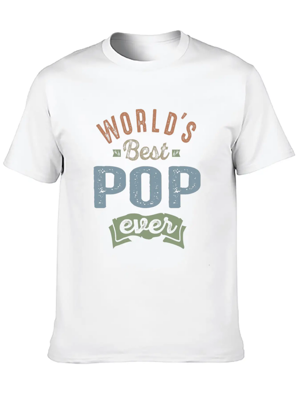 World's Best Pop Unisex Short Sleeve Soft Cotton T-Shirt – Casual Everyday Wear