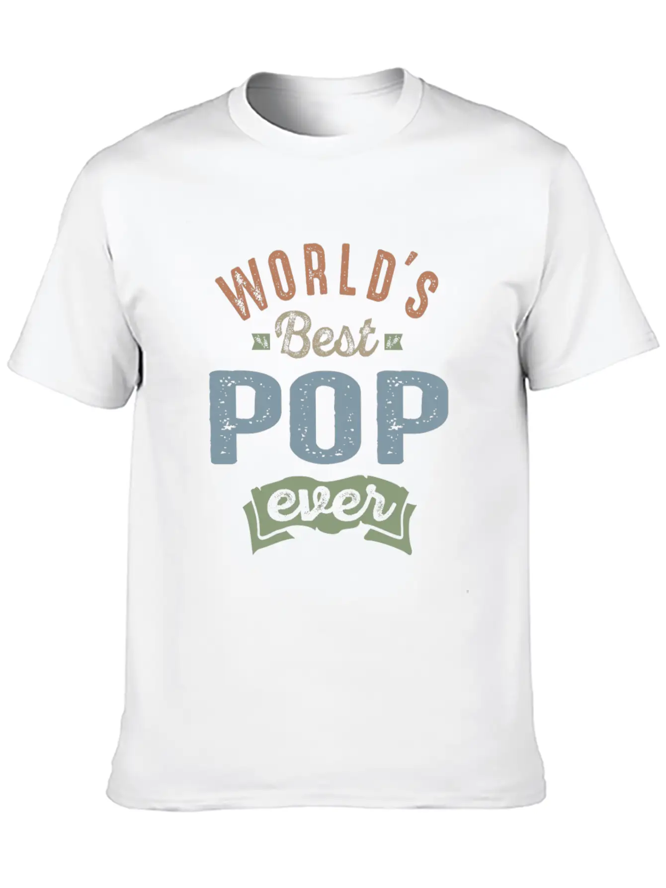 World's Best Pop Unisex Short Sleeve Soft Cotton T-Shirt – Casual Everyday Wear