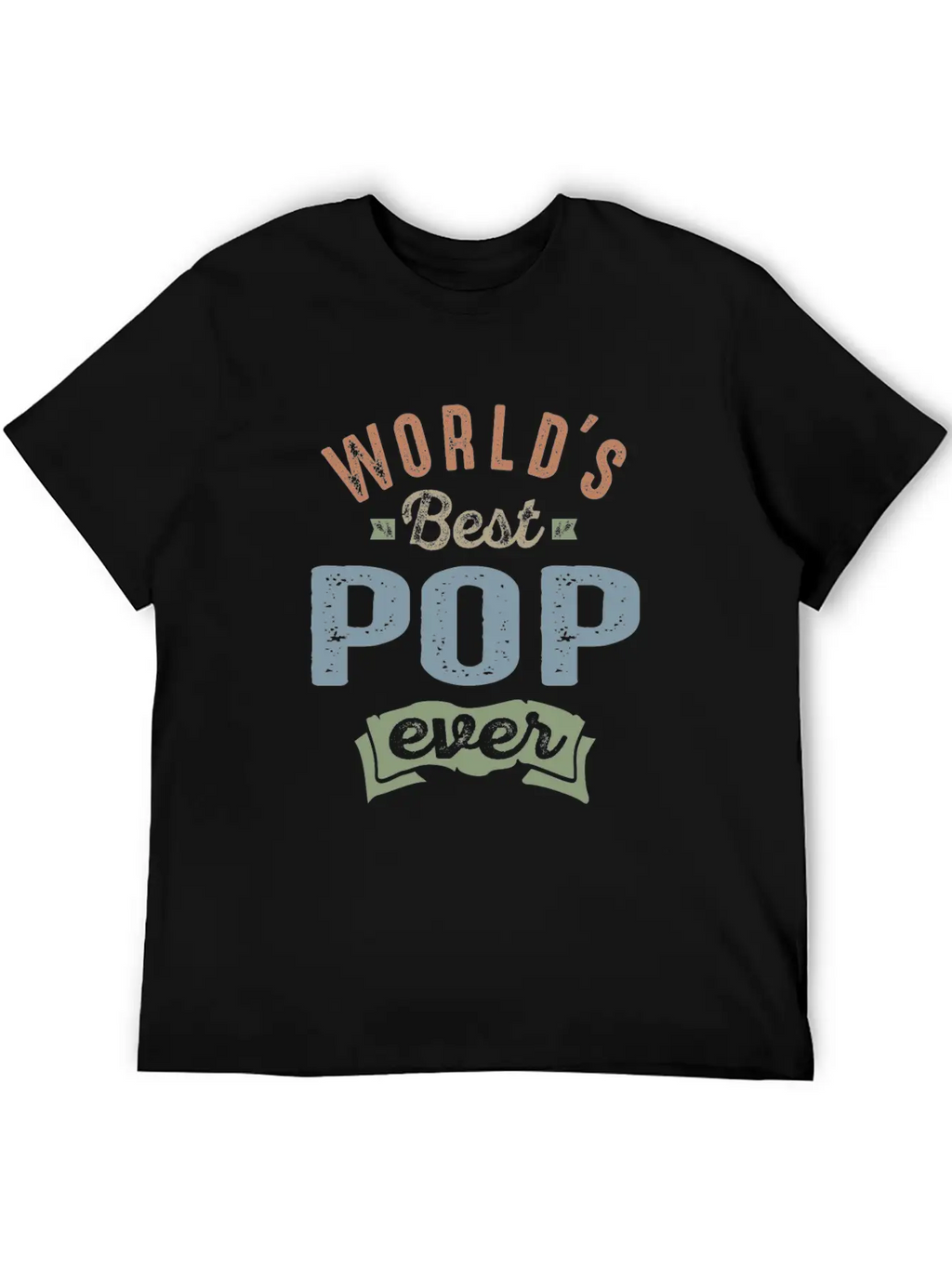 World's Best Pop Unisex Short Sleeve Soft Cotton T-Shirt – Casual Everyday Wear