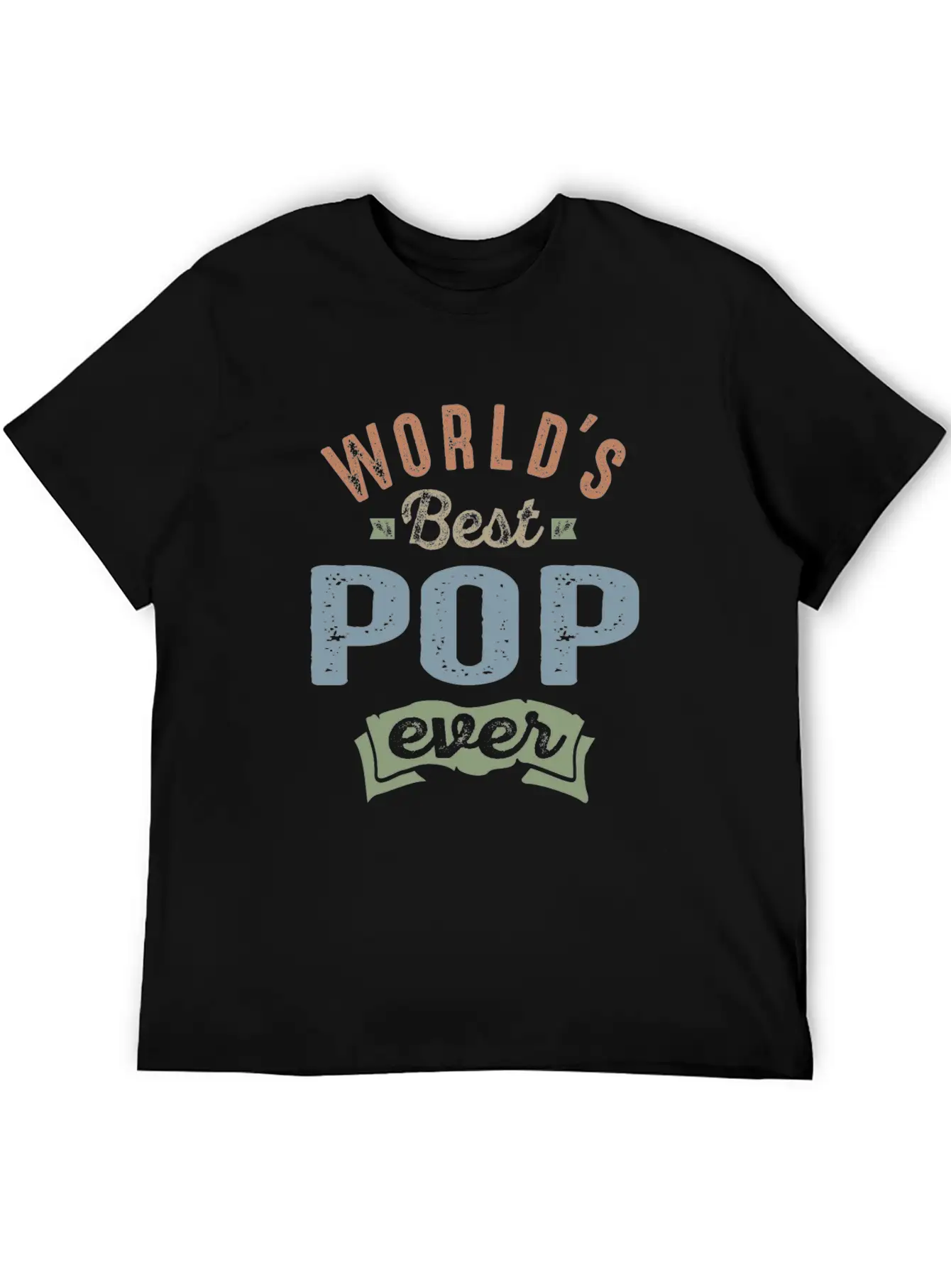 World's Best Pop Unisex Short Sleeve Soft Cotton T-Shirt – Casual Everyday Wear
