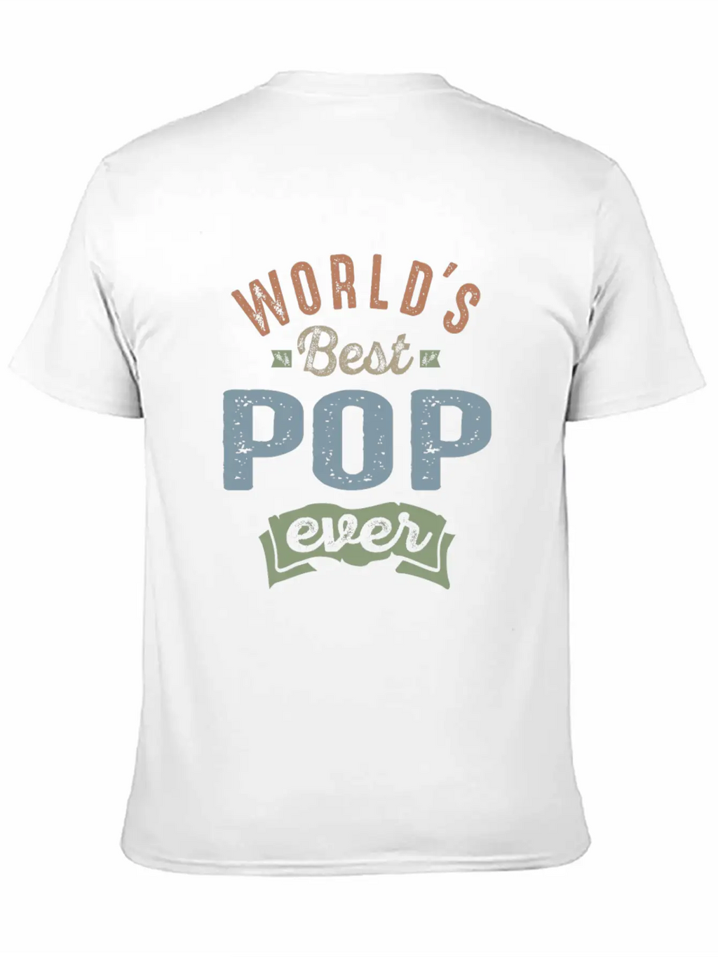 World's Best Pop Unisex Short Sleeve Soft Cotton T-Shirt – Casual Everyday Wear