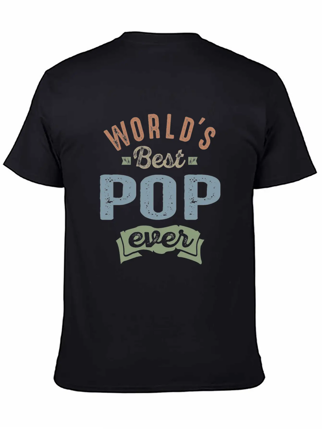 World's Best Pop Unisex Short Sleeve Soft Cotton T-Shirt – Casual Everyday Wear